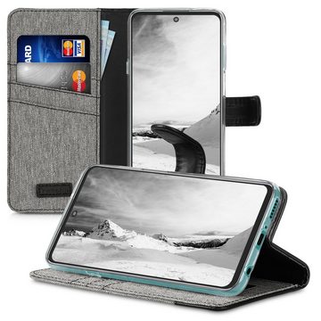 kwmobile Handyhülle Wallet Case für Motorola Edge 20 Lite, Hülle mit Ständer - Handyhülle Kartenfächer