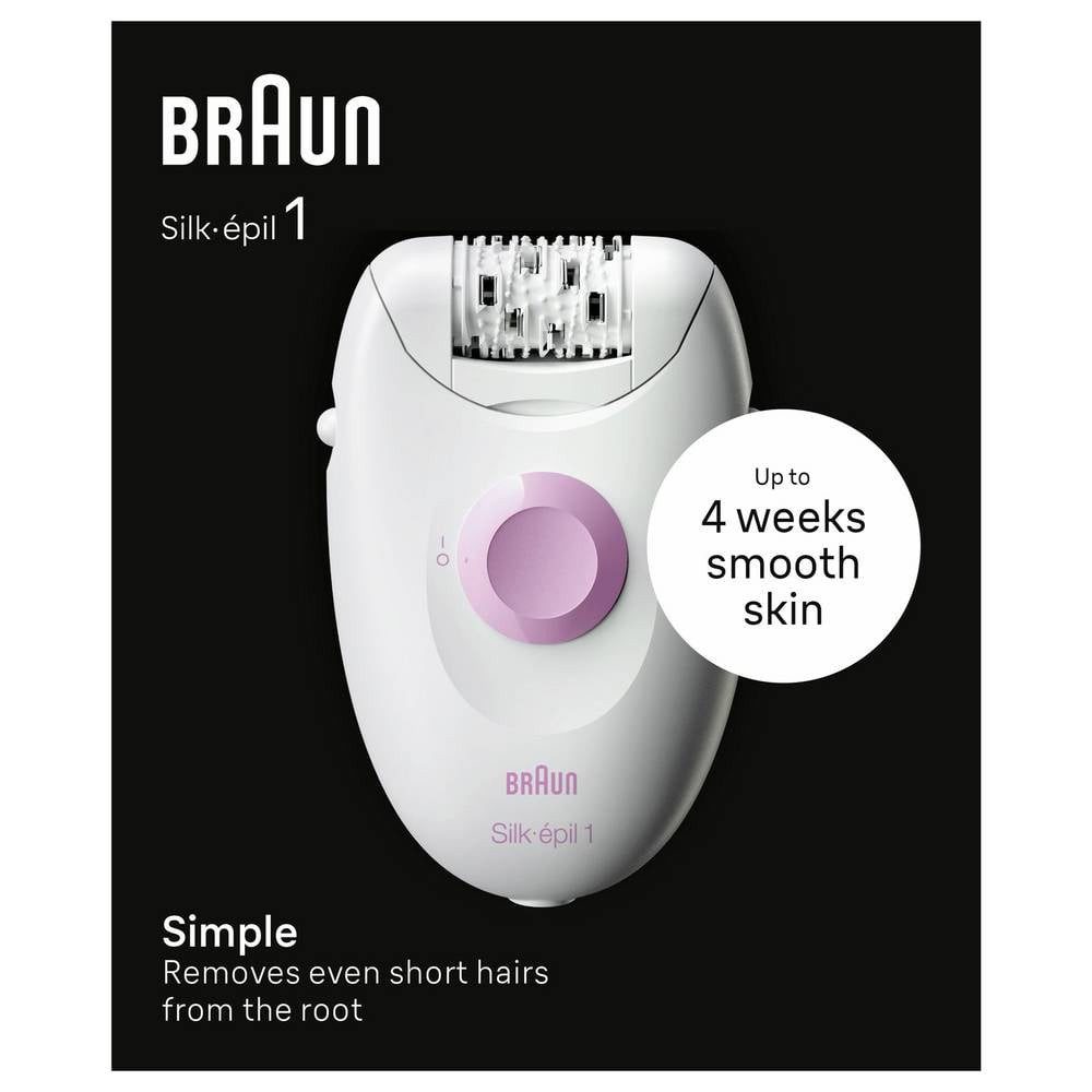 Braun Epilierer Epilierer Pink, Weiß BRASE1000