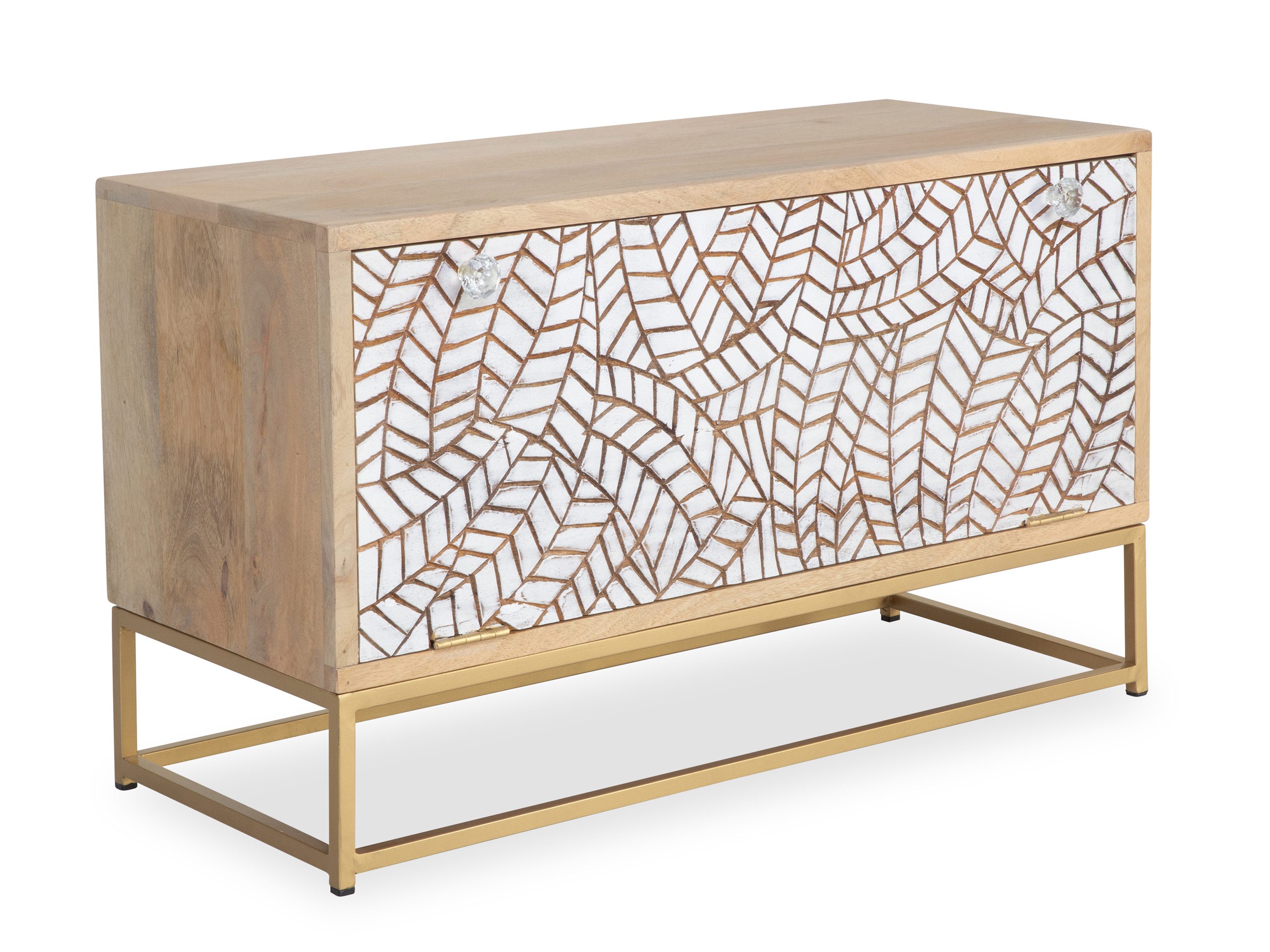 SANSIBAR LIVING Bank Bank SANSIBAR AMRUM BHT 85x50x35 cm braun