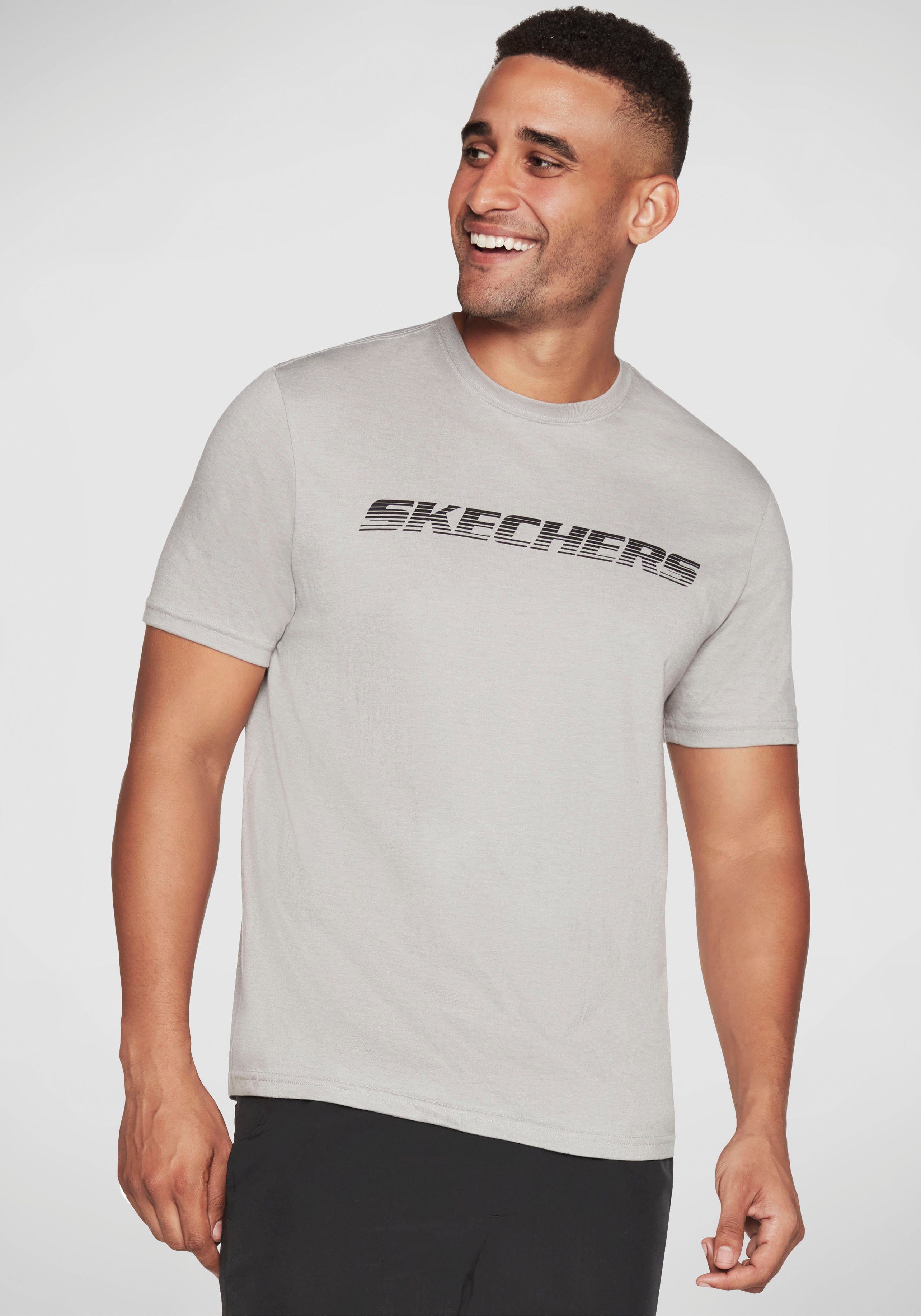 Skechers T-Shirt MOTION TEE grau