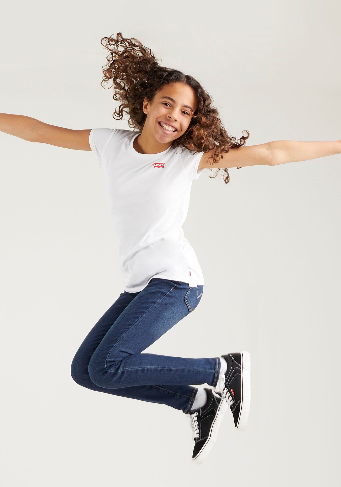 Levi's® Kids T-Shirt LVG BATWING CHEST HIT TEE mit Logo Print for GIRLS – Bild 4 von 5