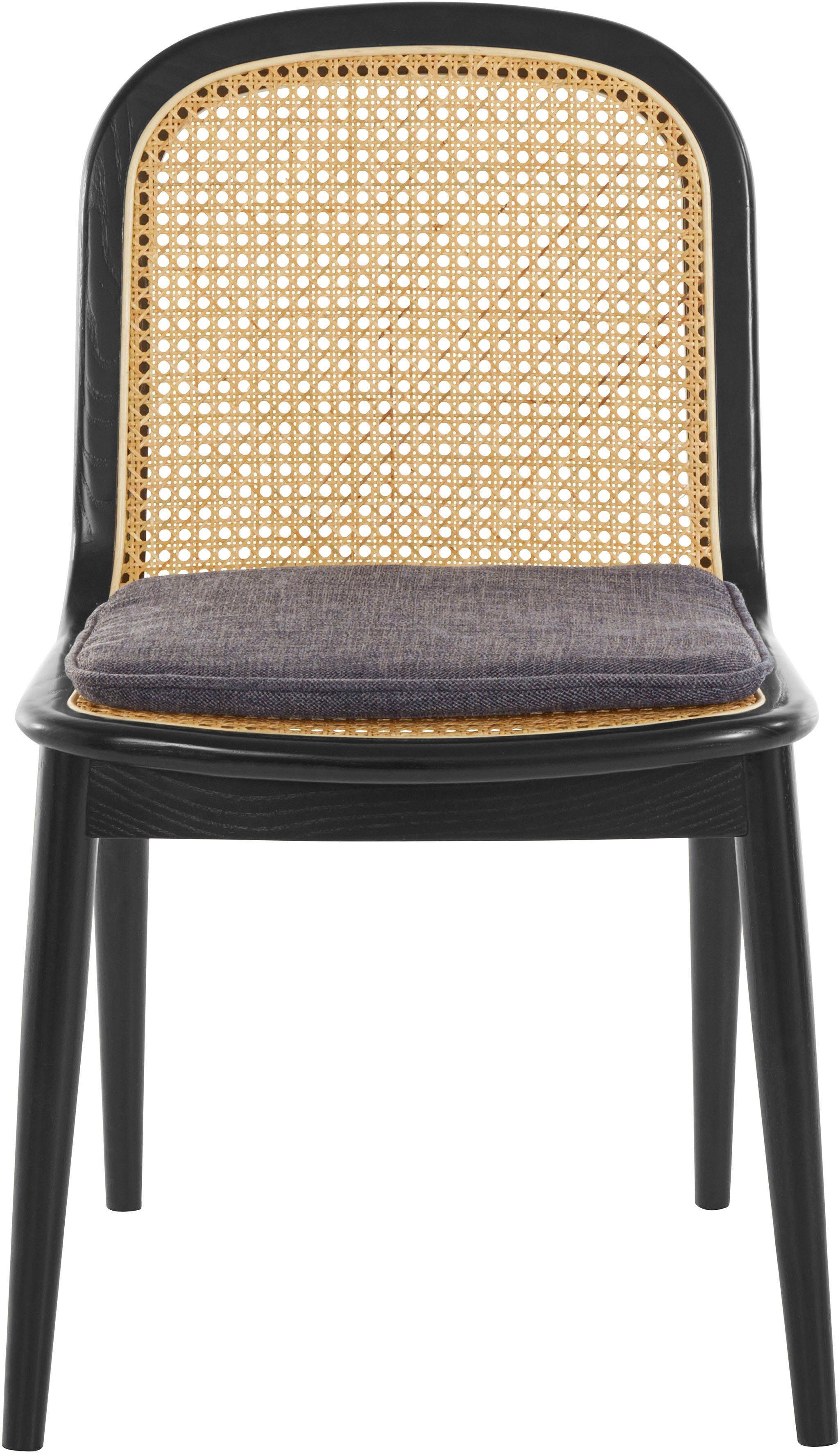 LeGer Home by Lena Gercke Esszimmerstuhl Lina, 2er-Set, Massivholz (Set, 2 St), Polsterstuhl mit Rahmen und Beinen aus massivem Eschenholz – Bild 4 von 5