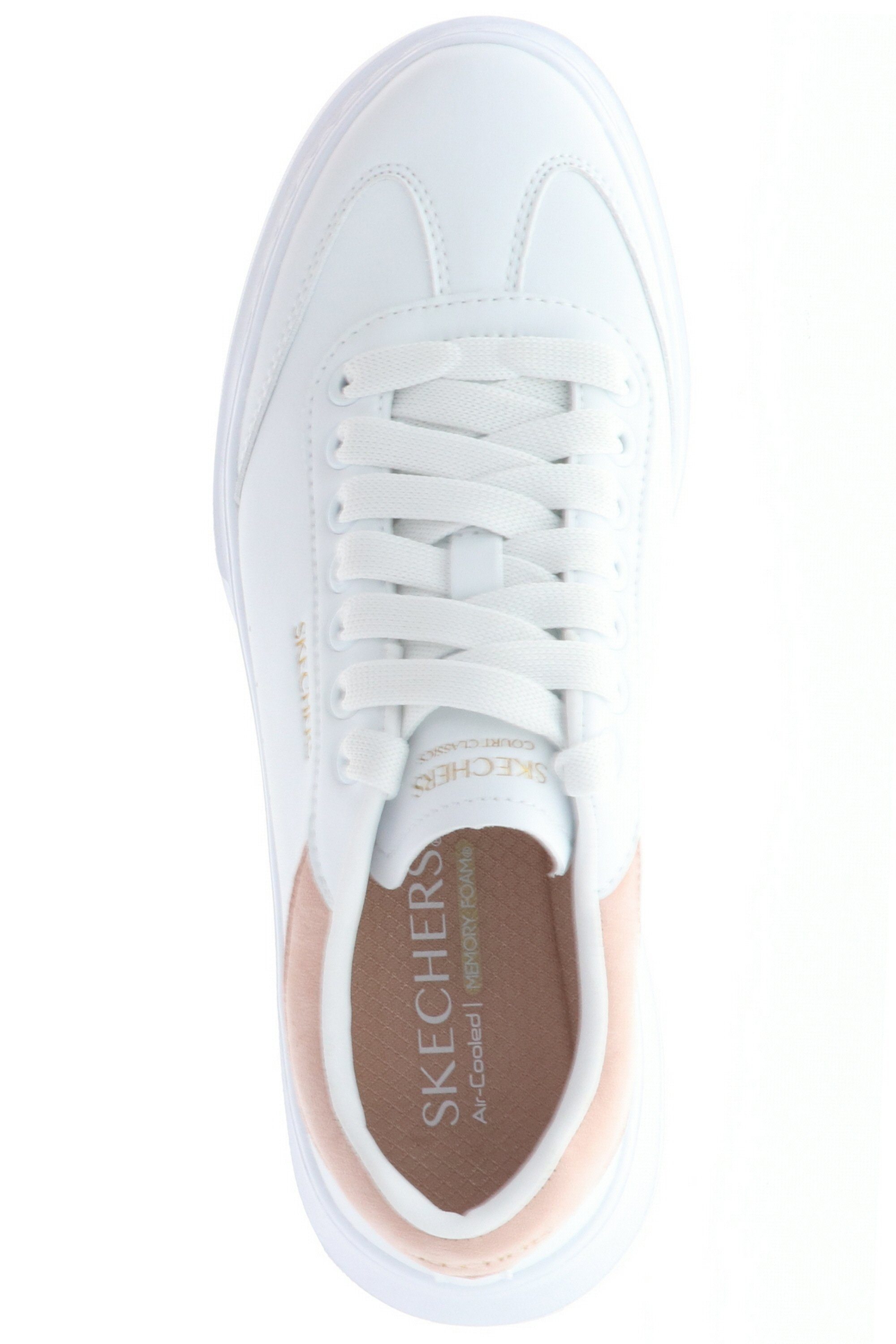 white/pink Cordova Behavior (20203205) White/Pink aus Sohle 185060/WPK Skechers Classic-Best rutschhemmende Gummi Sneaker