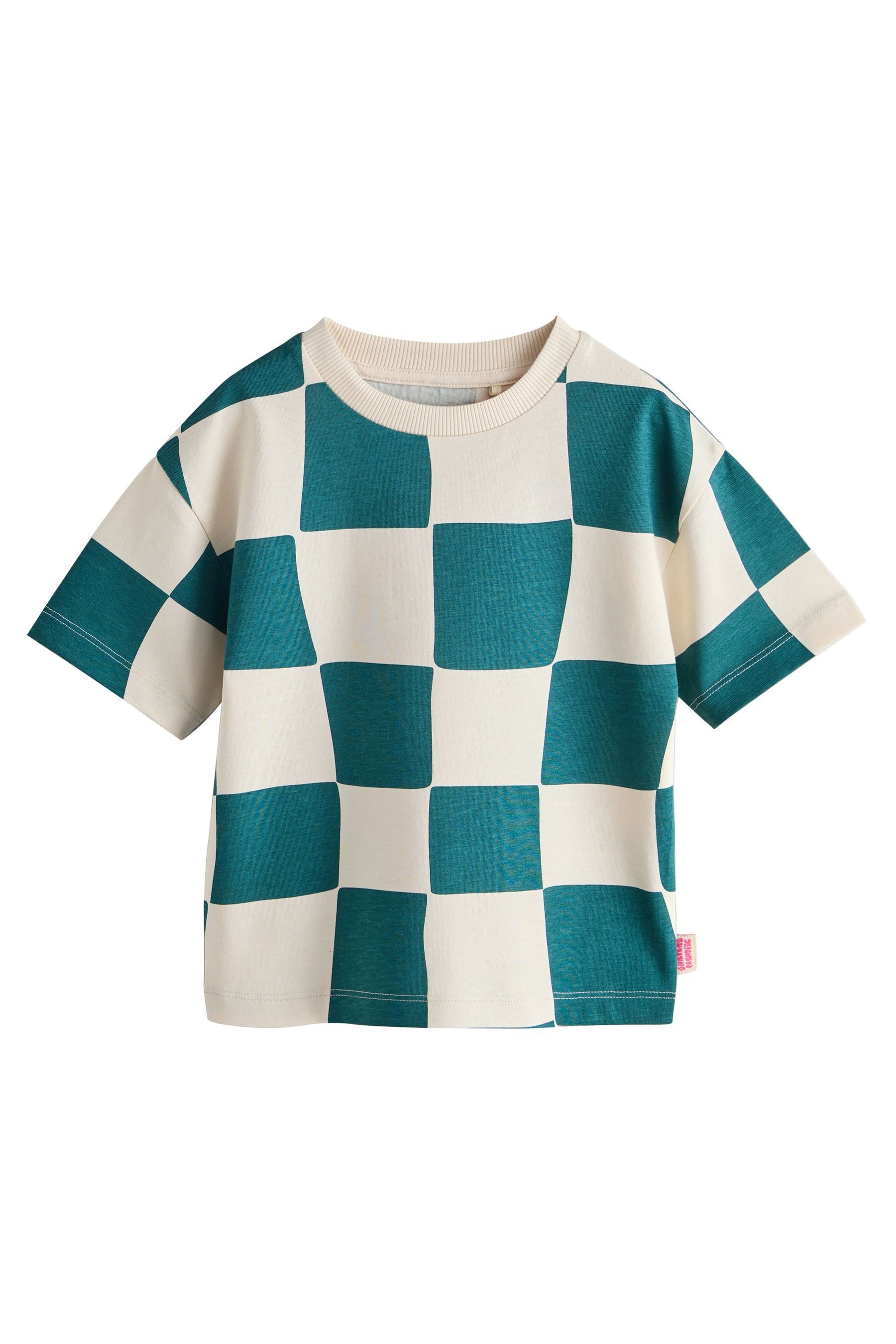 Next T-Shirt T-Shirt mit kurzen Ärmeln, durchgehend bedruckt (1-tlg)