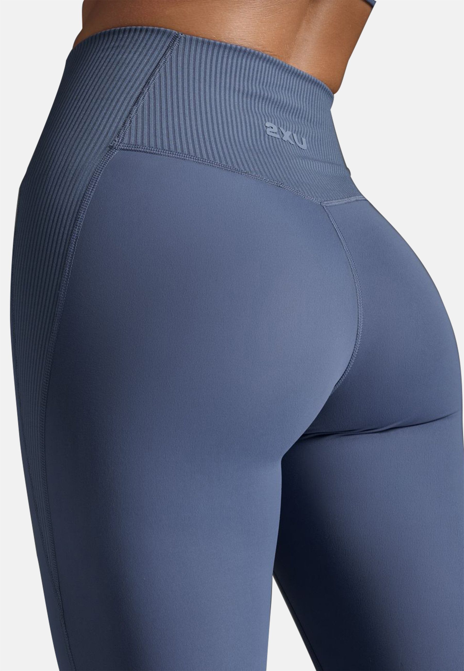 2xU Lauftights Ribbed Hi-Rise Compression Tight günstig online kaufen