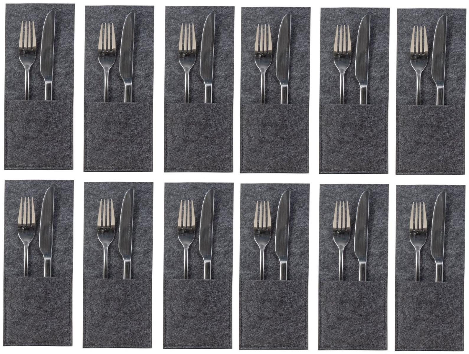 Geschenkestadl Besteckhalter 12 Bestecktaschen personalisierbar Besteckhalt günstig online kaufen