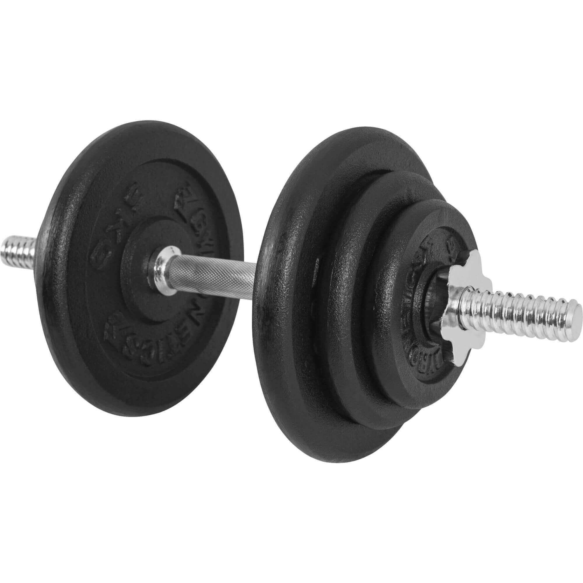 GORILLA SPORTS Kurzhantel Kurzhantel Set E-Series Gusseisen 20 kg 25 mm