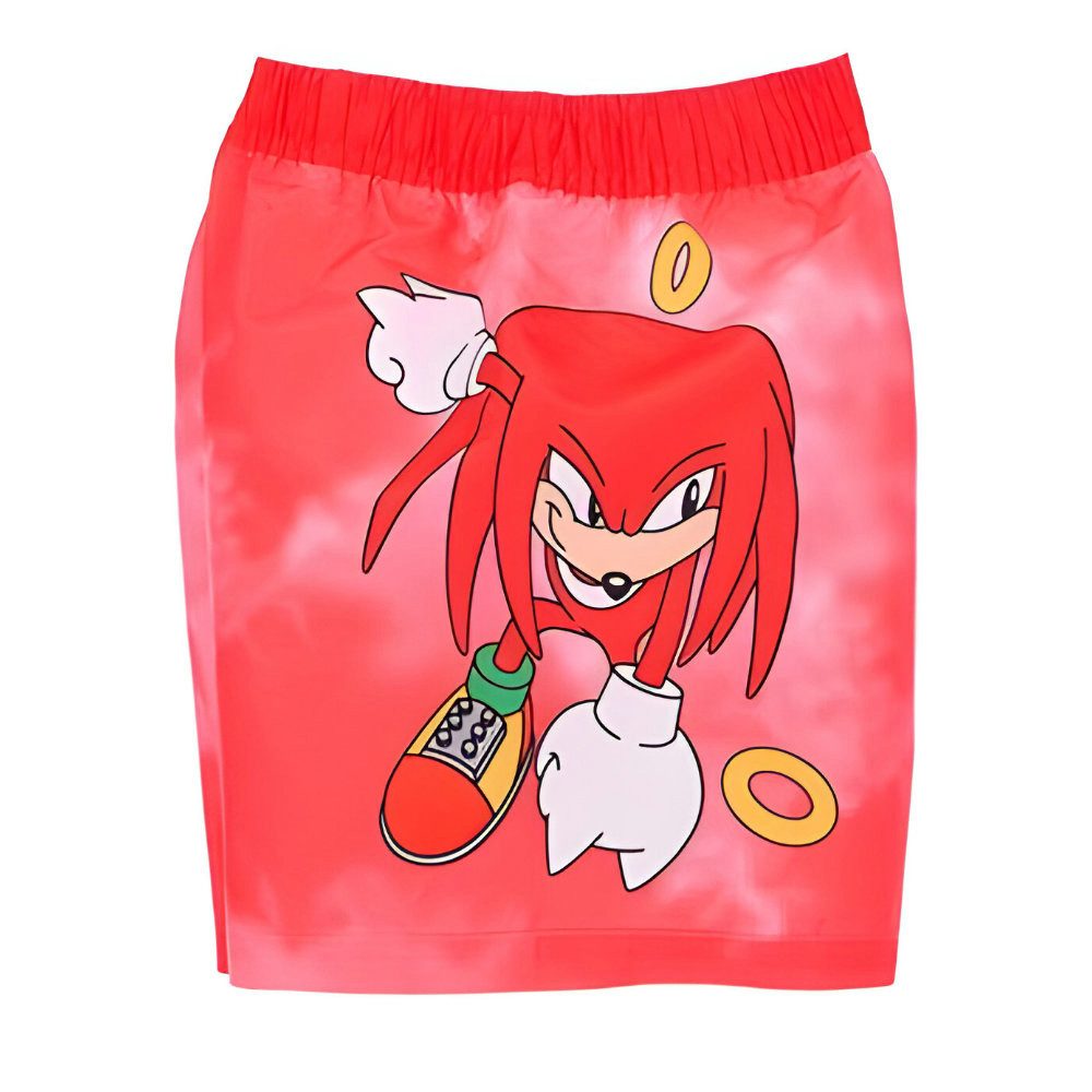 Sonic The Hedgehog Badeshorts Sonic The Hedgehog Knuckles Kinder Badehose Shorts Gr. 104 bis 140