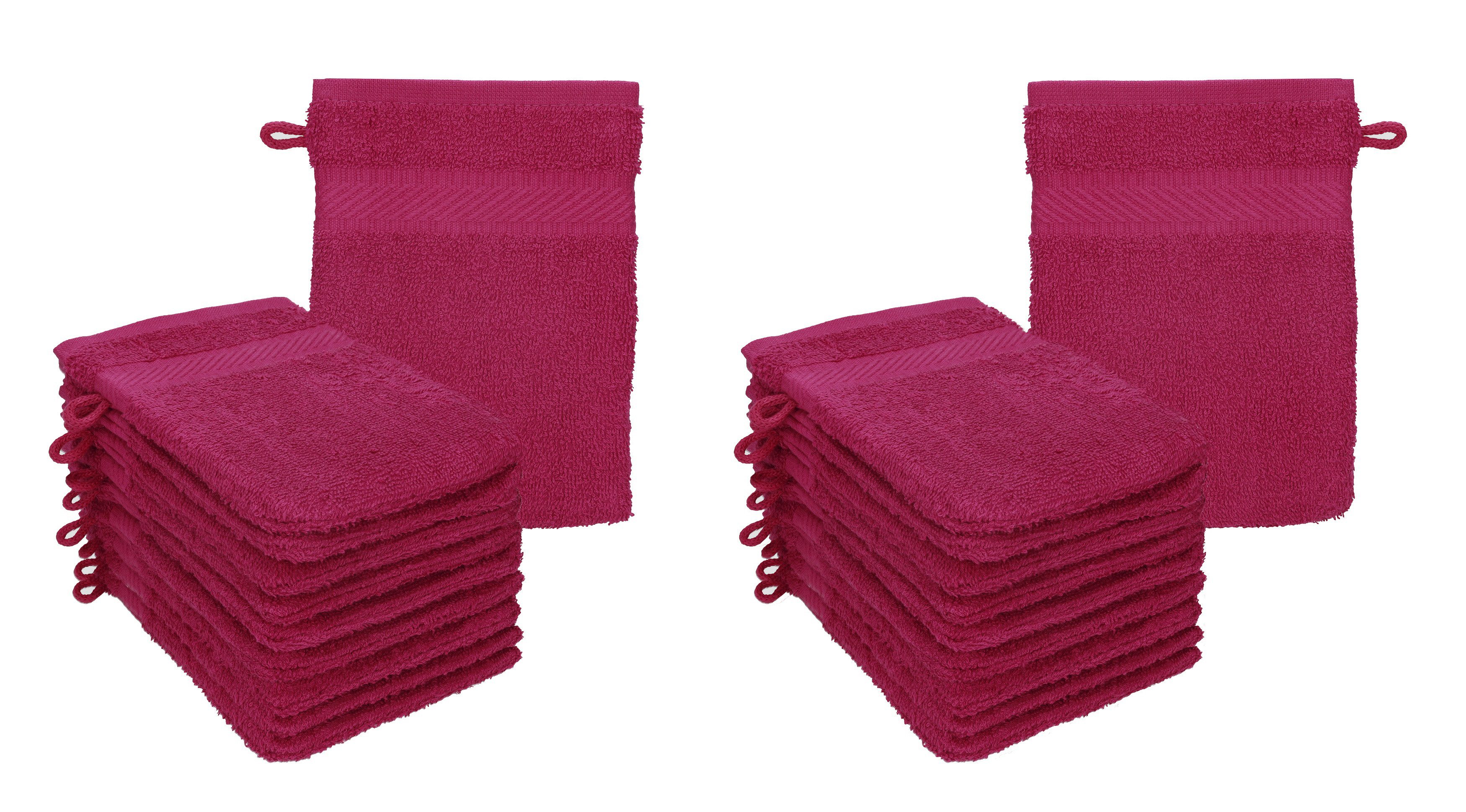Betz Waschhandschuh 20 Stück Waschhandschuhe Palermo Waschlappen Set Größe 16x21, (Set, 10-St)