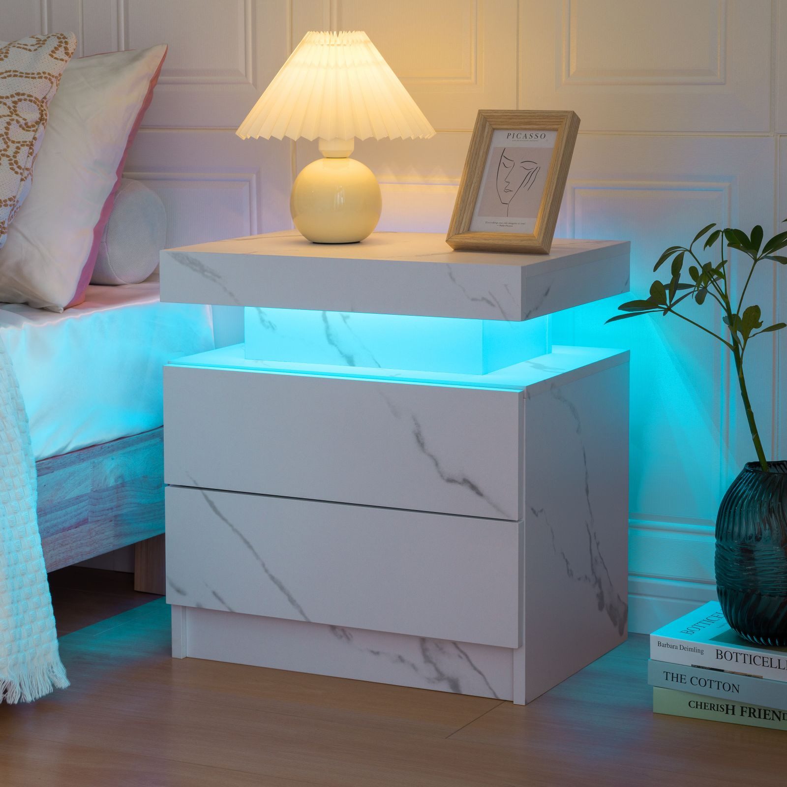 BlingBin Nachttisch LED Nachtschrank Nachtkommode mit günstig online kaufen