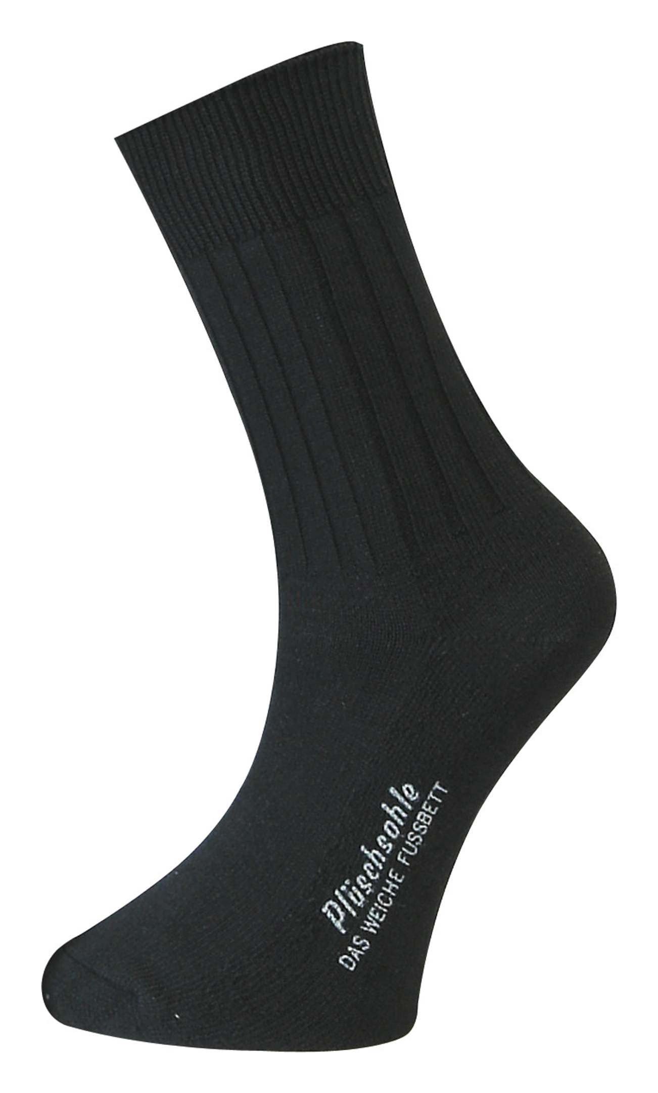 fortis Socken Sport 48 - 52 Freizeitsocke Größe schwarz