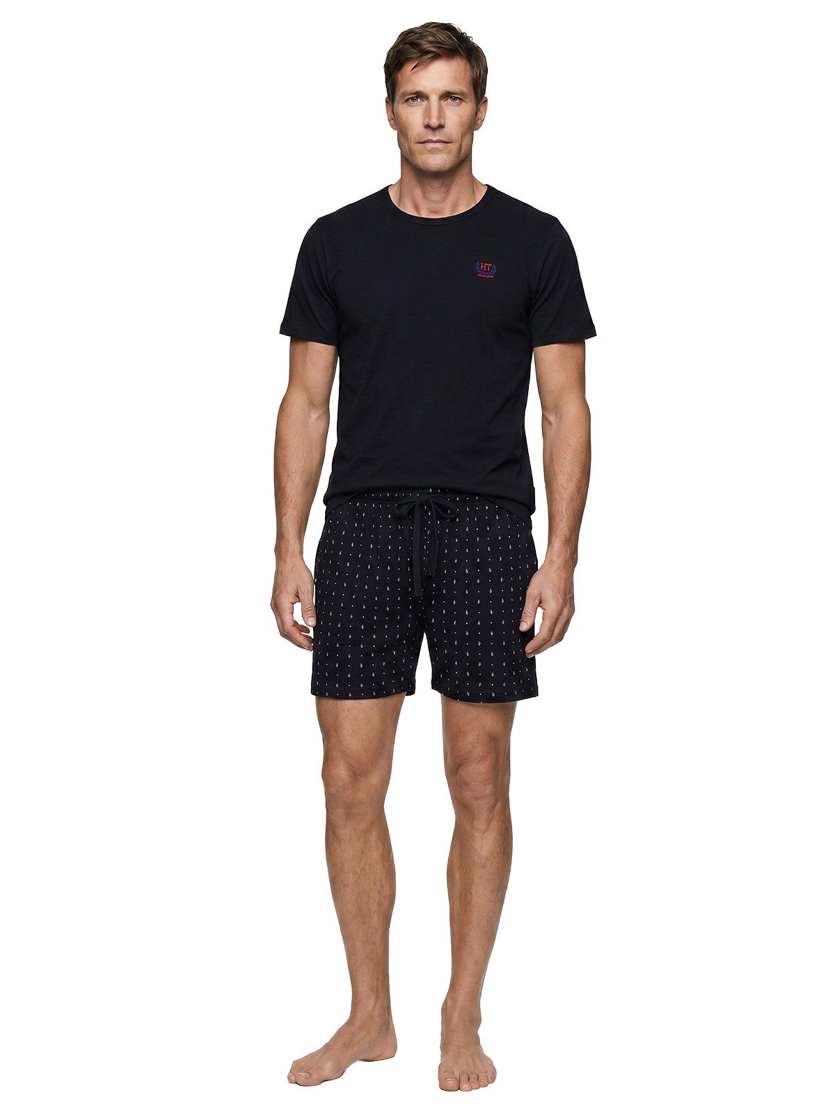 Henry Terre Shorty Paul Zweig Design Pyjama Set Kurz - Shorts