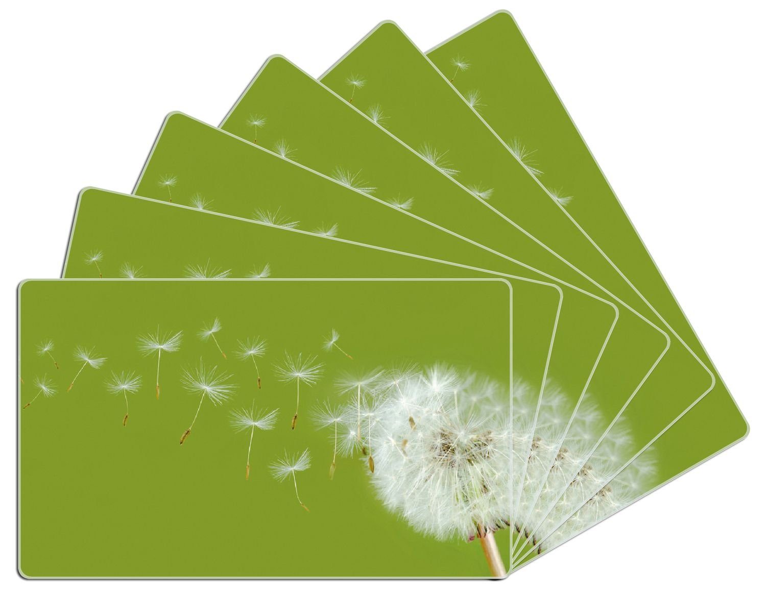 Tanlaby Löwenzahn Wandsticker Blumen Wandtattoo Pusteblume Schmetterlinge Braun
