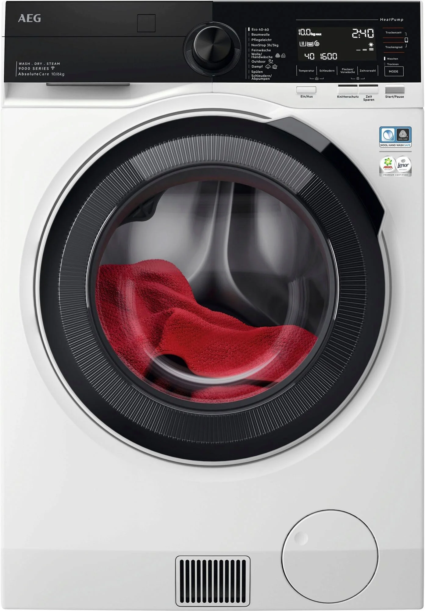 AEG Serie 9000 AbsoluteCare LWR9W81600 Waschtrockner