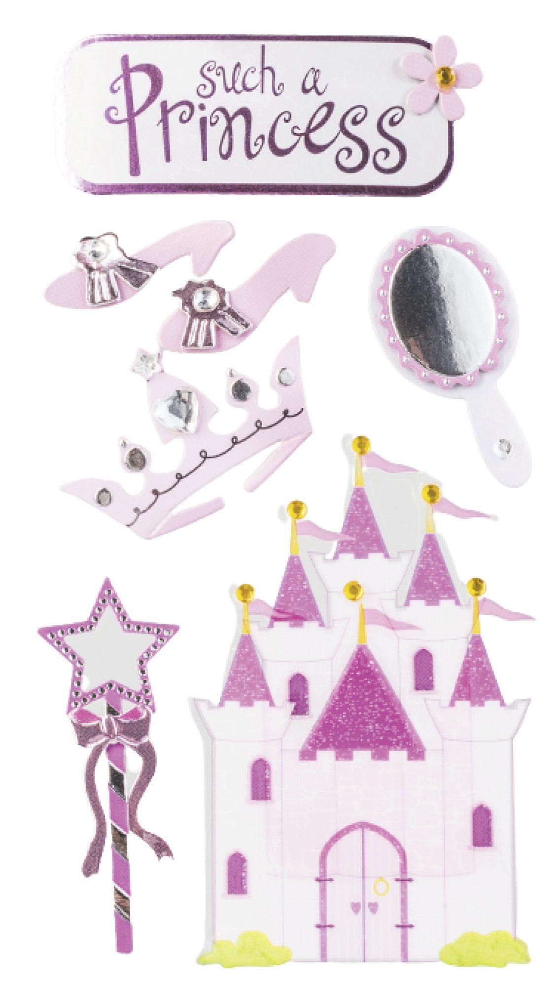 BRUNNEN Spiel BRUNNEN Sticker Mix Prinzessin mit Deko-Details