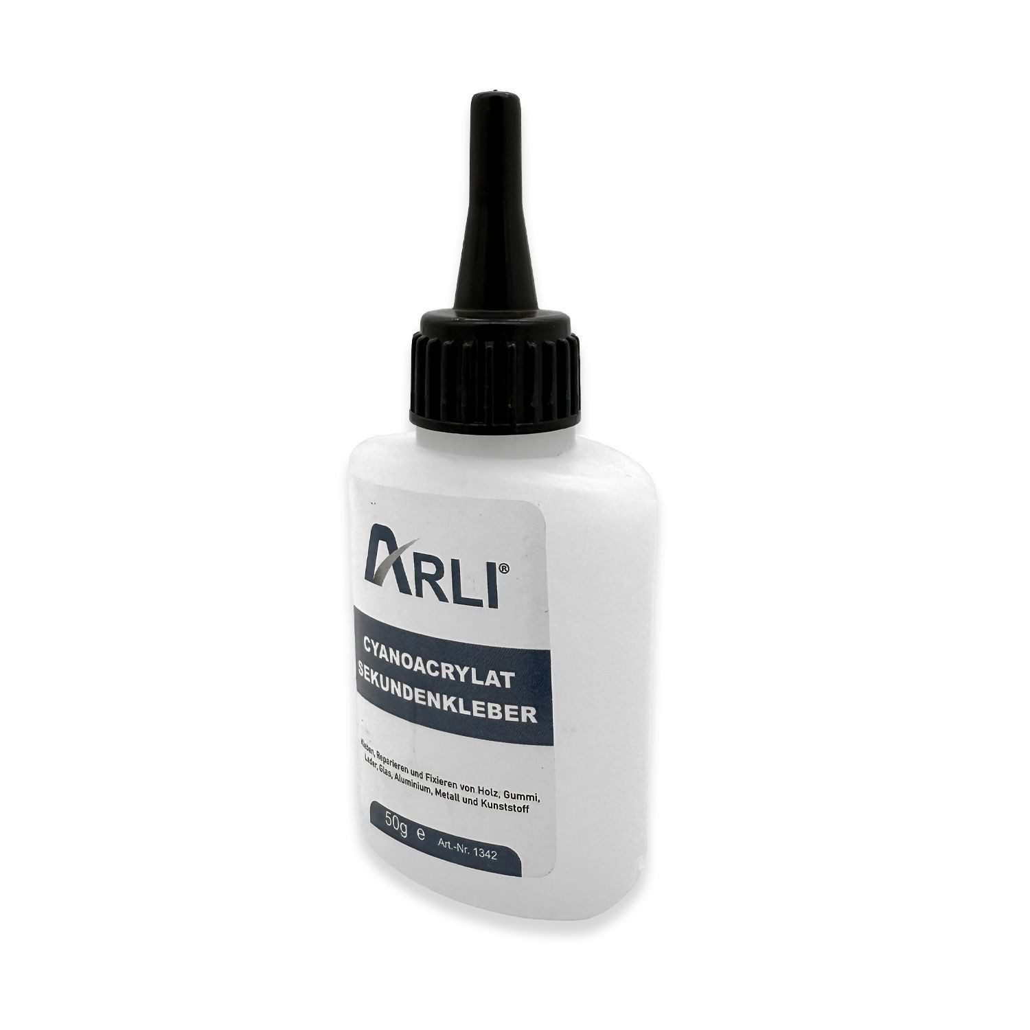 ARLI Klebstoff 3x Cyanoacrylat Sekundenkleber 50g, (Set, 3-tlg), Universal Cyanacrylat Kleber (150g)