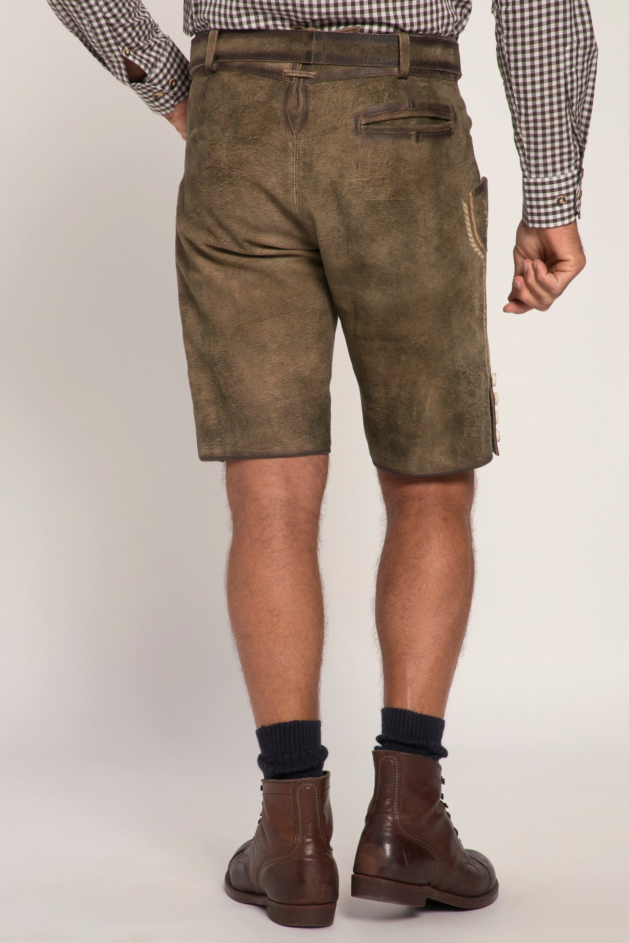 JP1880 Lederhose Trachtenhose Tracht Ziegenleder Gratis Ledergürtel