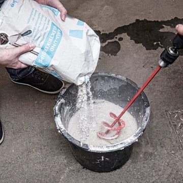 Connex Rührquirl Sechskant-Schaft - Geeignet für Estrich, Mörtel & Putze ; Rührkorb, L: 40 cm, Mischgut bis 7 kg - Für 10 mm Bohrfutter