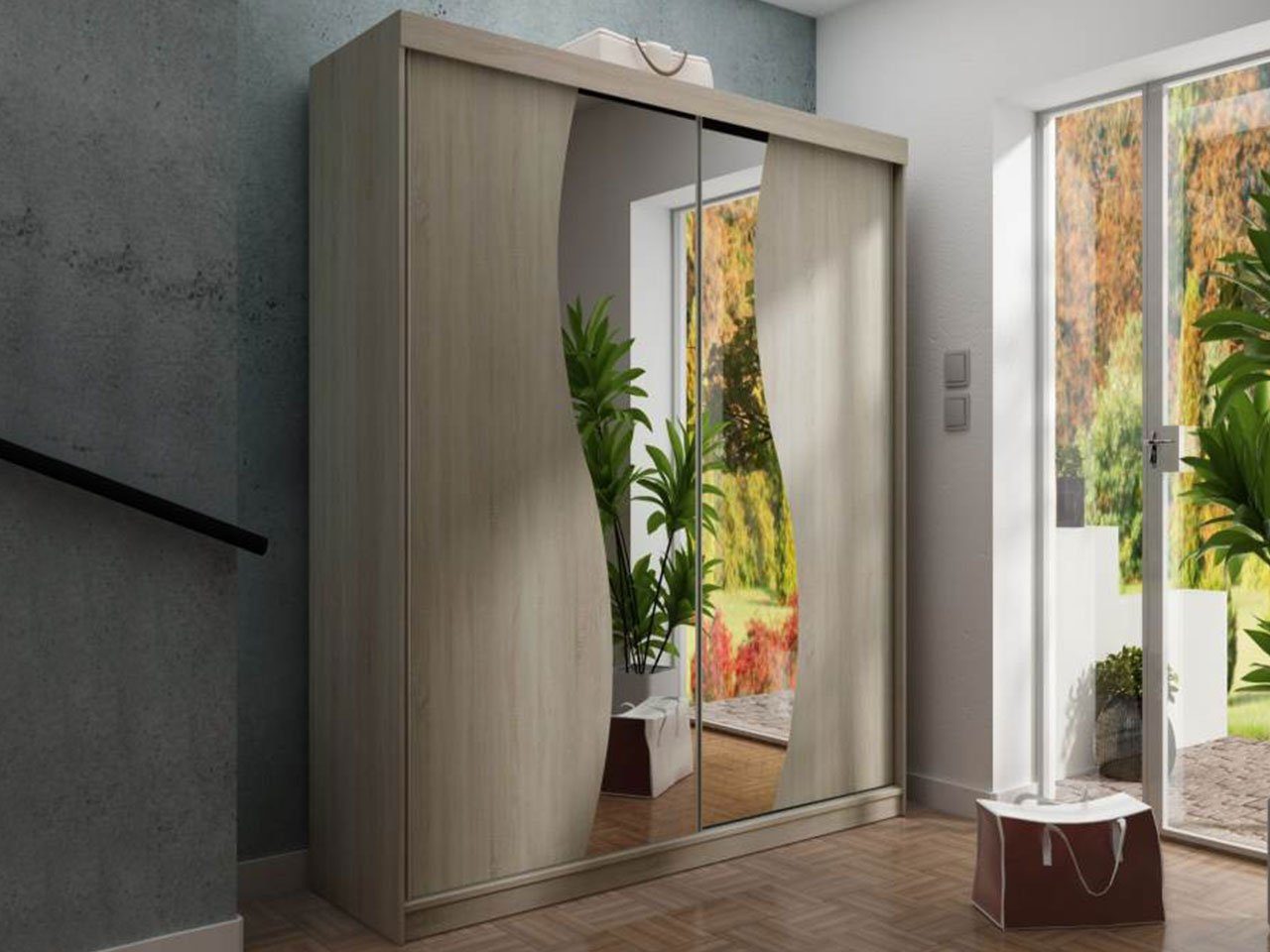 MIRJAN24 Kleiderschrank Top 8/150 (mit 2 günstig online kaufen