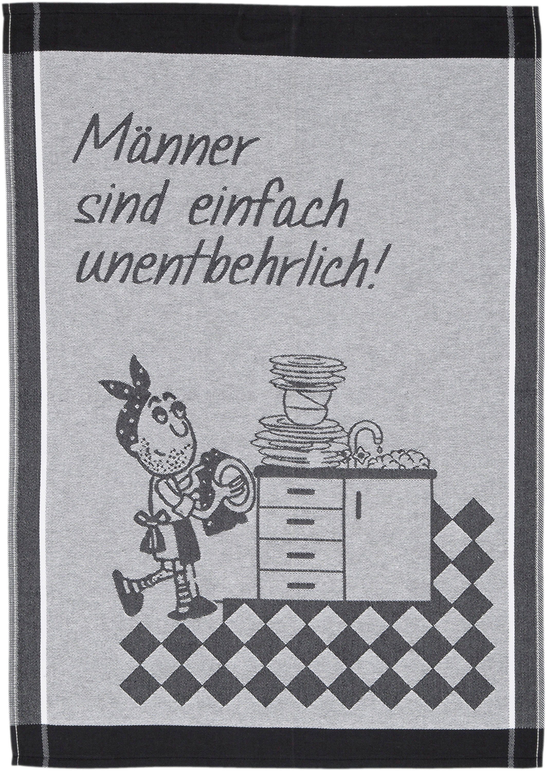 ROSS Geschirrtuch Männer sind einfach unentbehrlich, günstig online kaufen