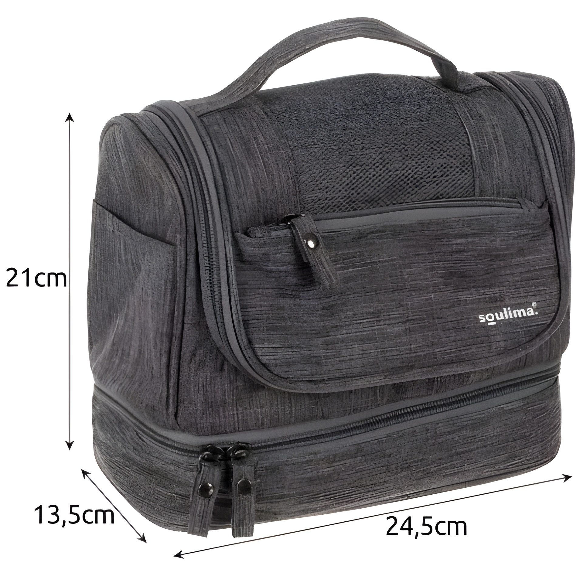 soulima Kosmetiktasche Reisetasche Kulturtasche (1-tlg), wasserdicht, Thermofach, aufhängbar