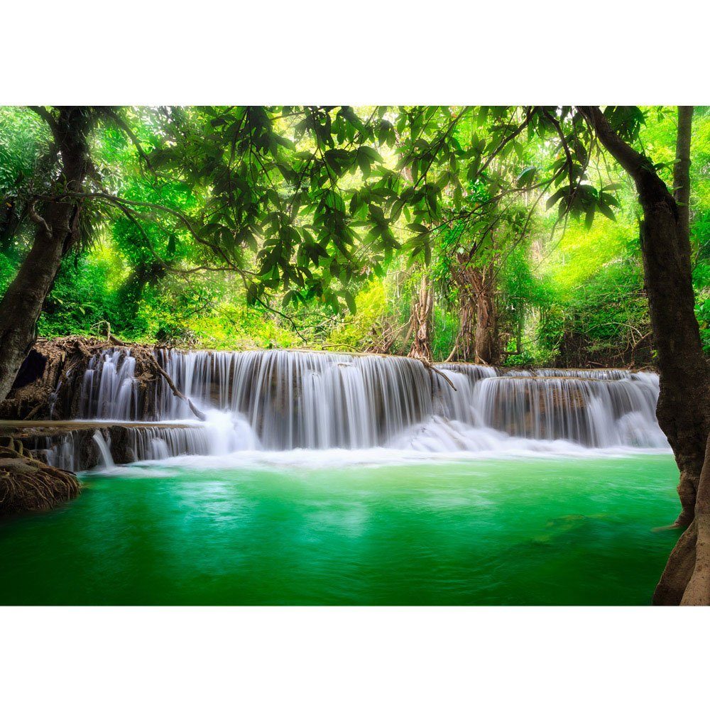 Fototapete liwwing Fototapete Wasser Thailand Meer Bäume no. See Wasserfall Natur 67, liwwing Wald