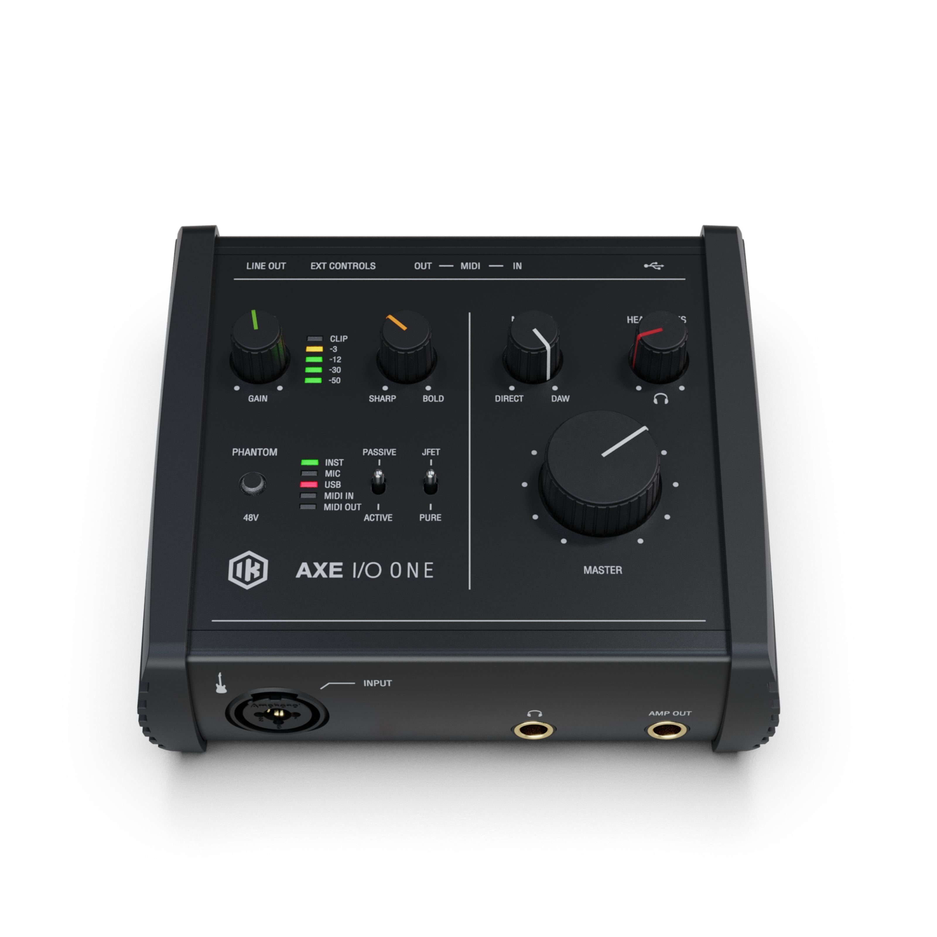 IK Multimedia Digitales Aufnahmegerät (AXE I/O ONE USB-Audiointerface - USB Audio Interface)