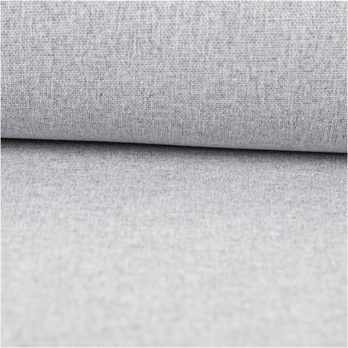 SCHÖNER LEBEN. Stoff Verdunklungsstoff Meterware Blau meliert Doubleface 147 cm, doubleface