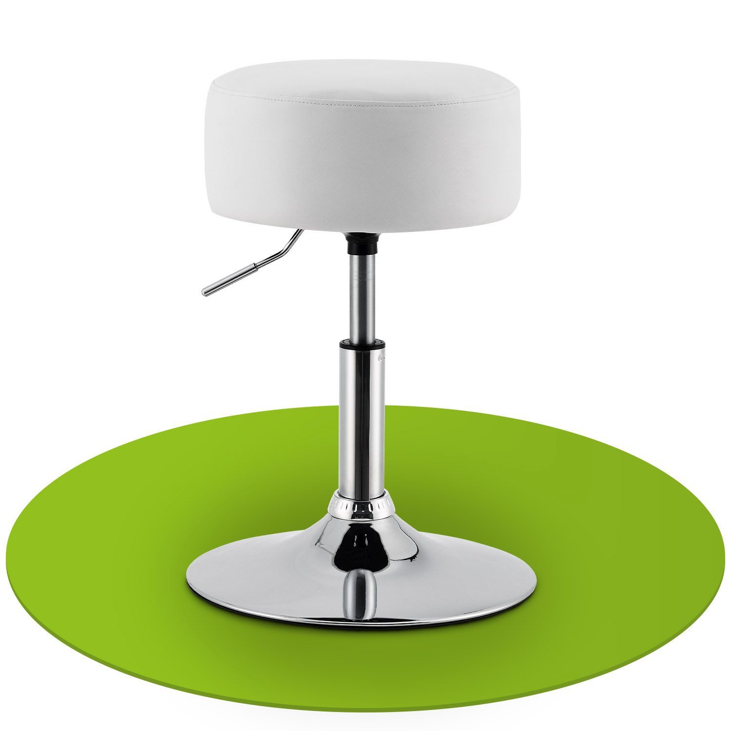 Juskys Sitzhocker Tonia, gepolsterter Hocker, stufenlos höhenverstellbar, s günstig online kaufen