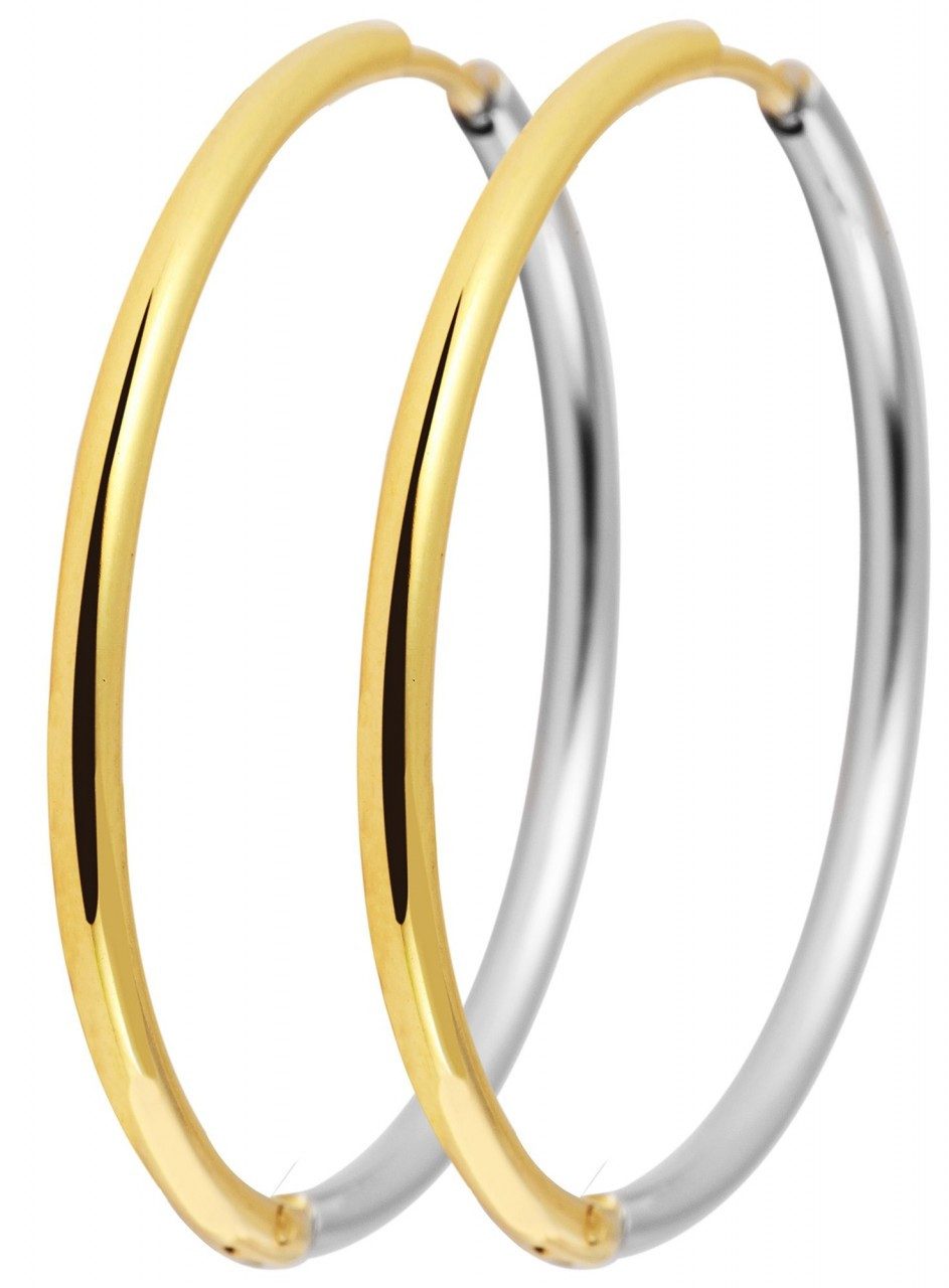 Adelia´s Paar Creolen Neuheit 2025 - Damen Creolen aus poliertem Edelstahl günstig online kaufen