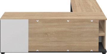 TemaHome Lowboard ANGLE, ideale Ecklösung, Schenkelmaße: 130x130 cm