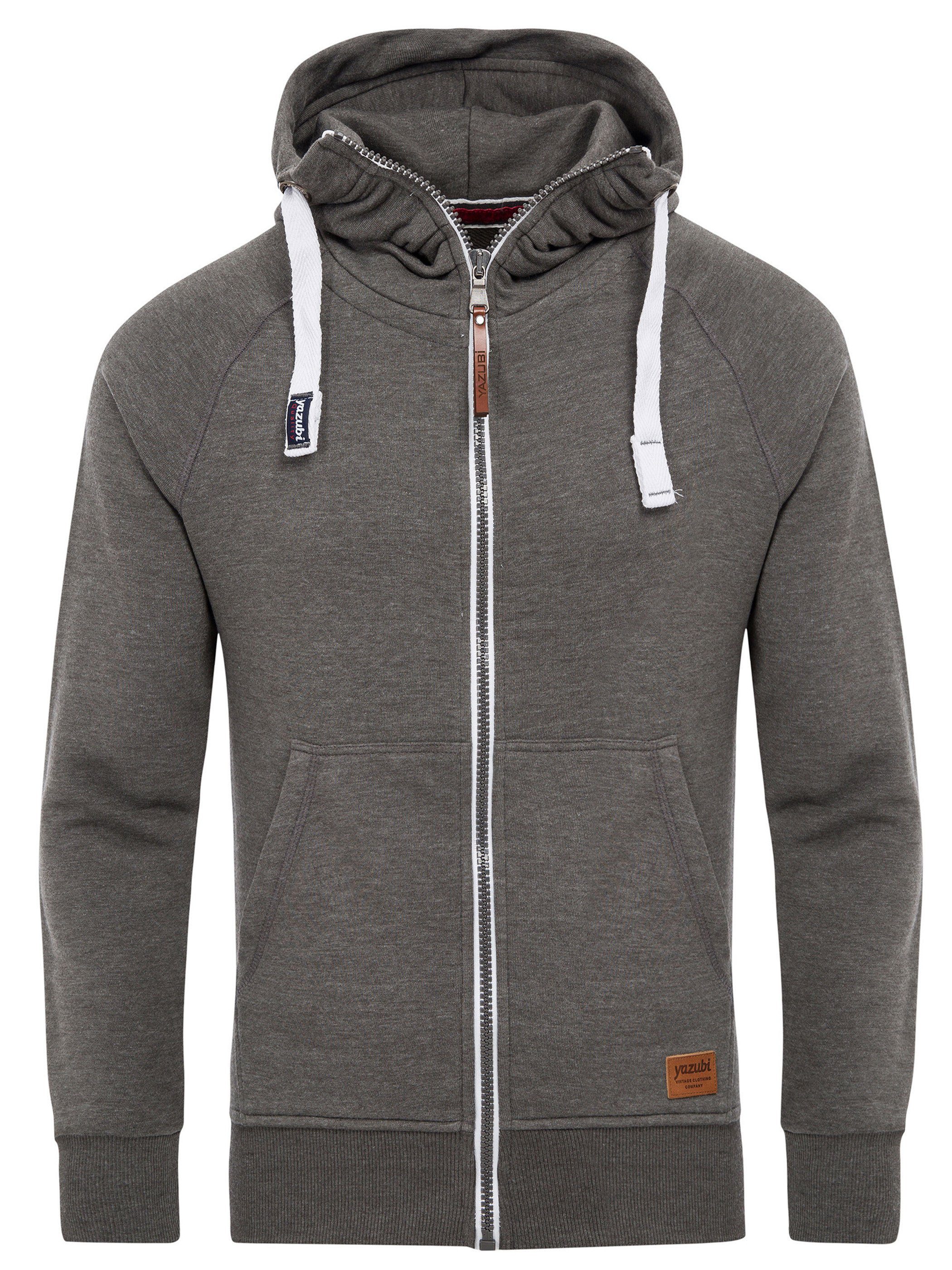 Yazubi Kapuzensweatjacke Jacob Zip Hoodie mit Kapuze