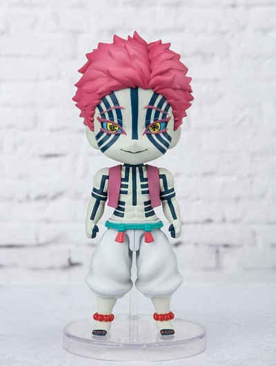 Bandai Merchandise-Figur Akaza Demon Slayer Figuarts Minifigur, Kleine, (Figur mit Sockel), Akaza Figur mit Sockel