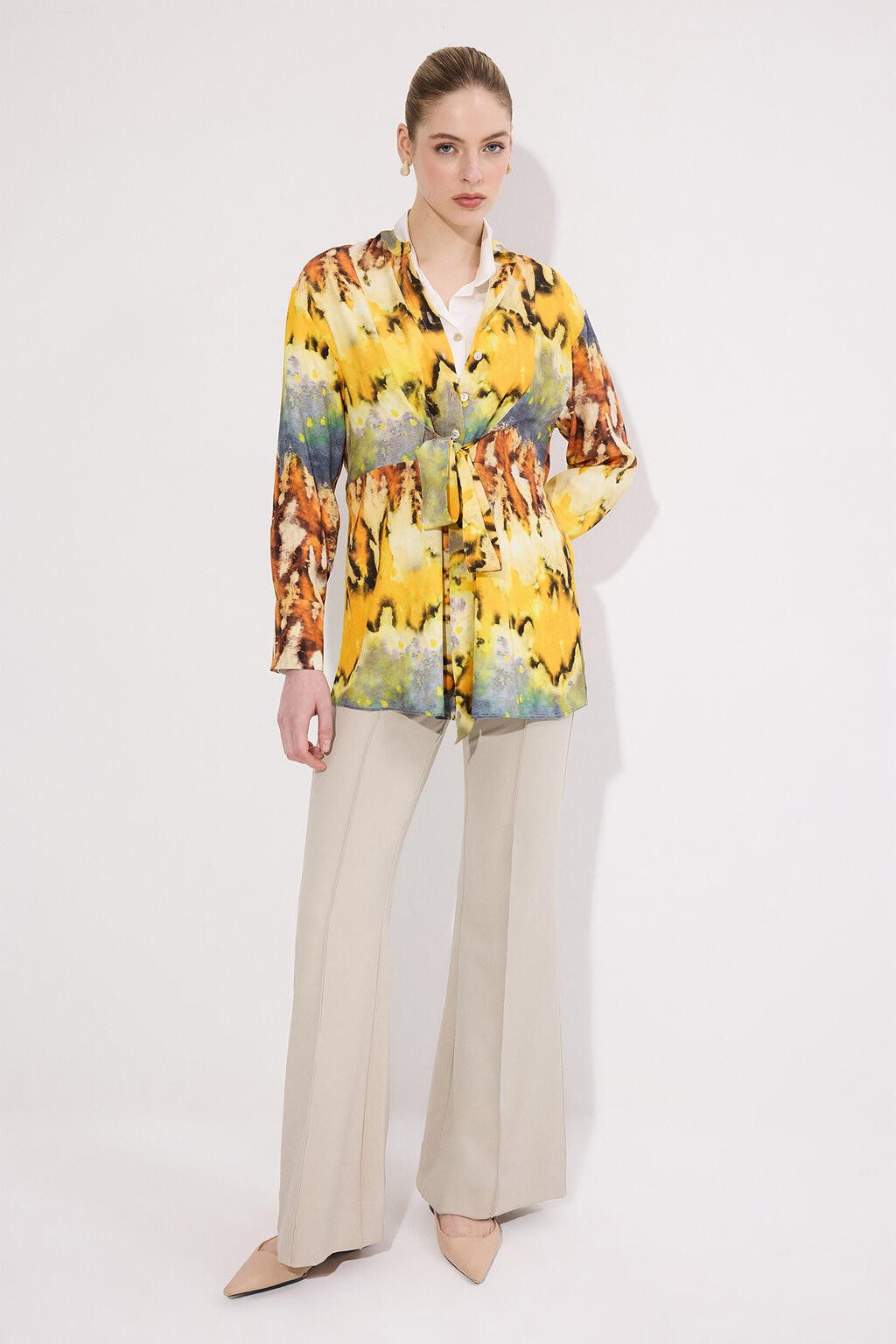 touche prive Tunikashirt GEMUSTERTE VISKOSE-TUNIKA