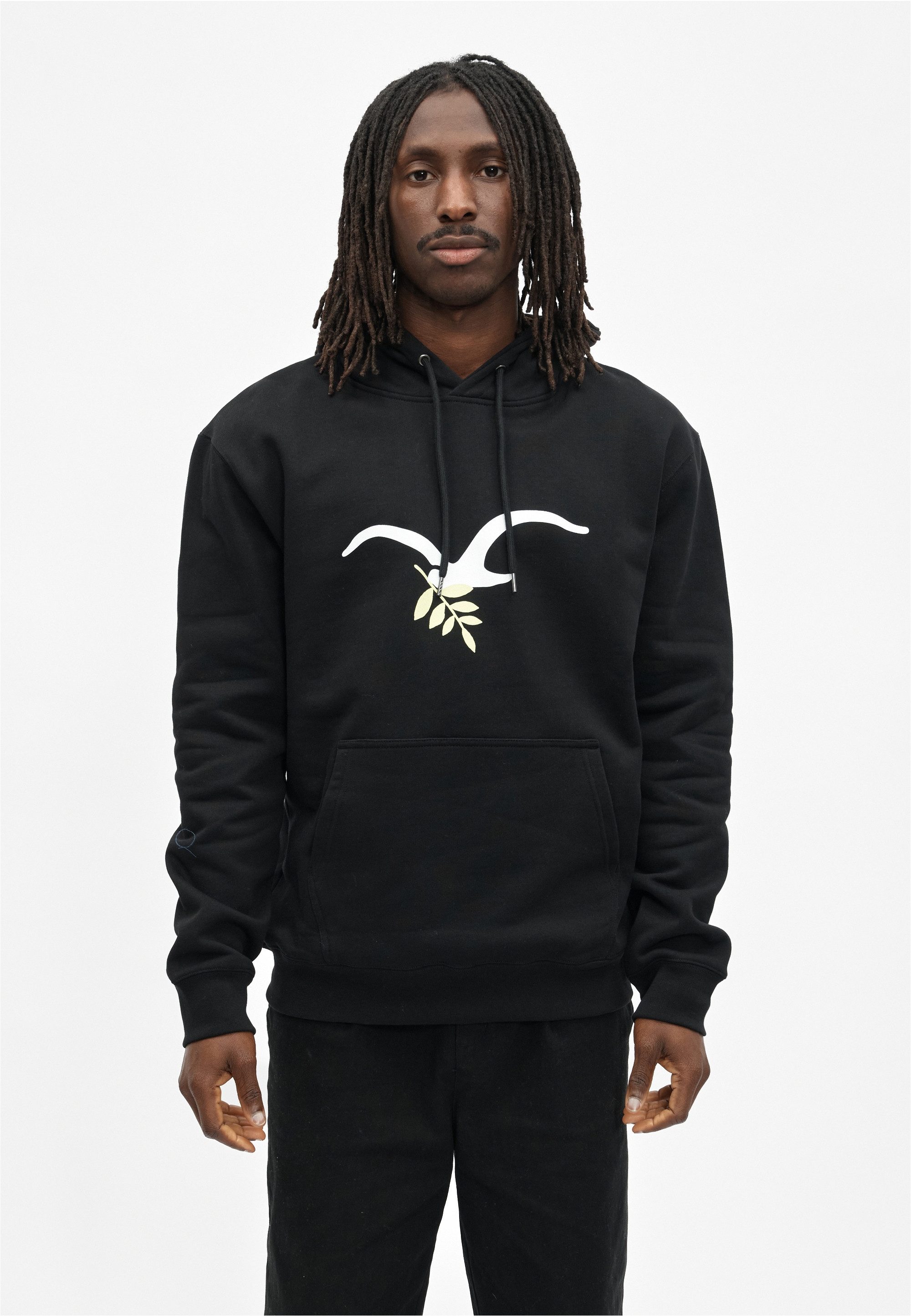 Cleptomanicx Kapuzensweatshirt Peace mit tollem Frontprint
