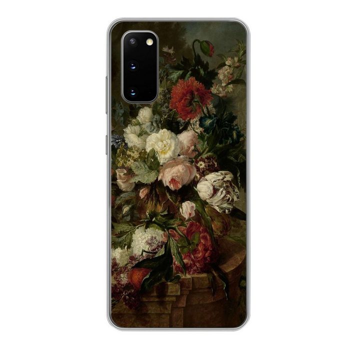 MuchoWow Handyhülle Stilleben mit Blumen - Gemälde von Harmanus Uppink Phone Case Handyhülle Samsung Galaxy S20 Silikon Schutzhülle