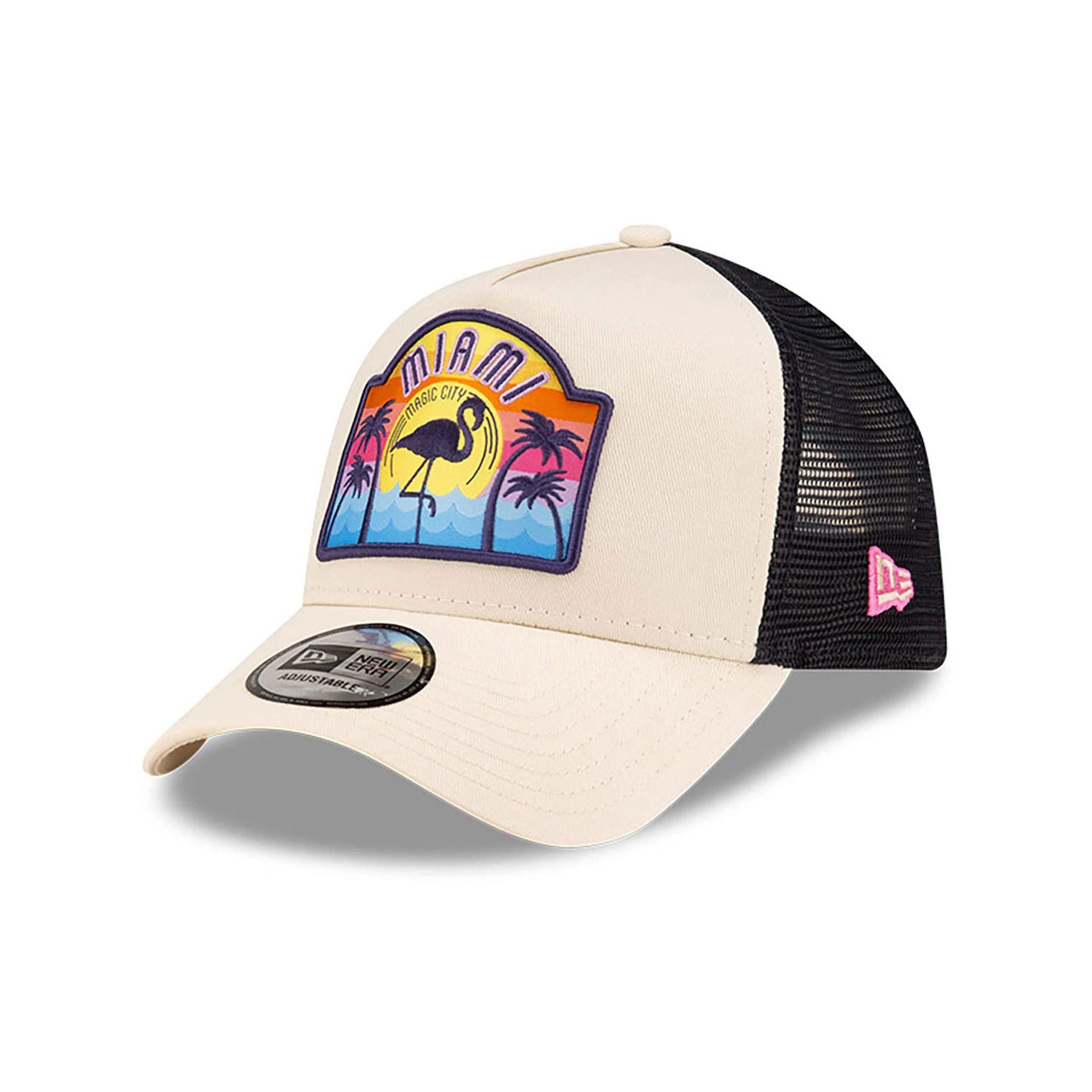 Casquette New Era A-Frame Trucker - Patch Wash Dark Green, Taille Unique Réglable, Dos En Maille - 9