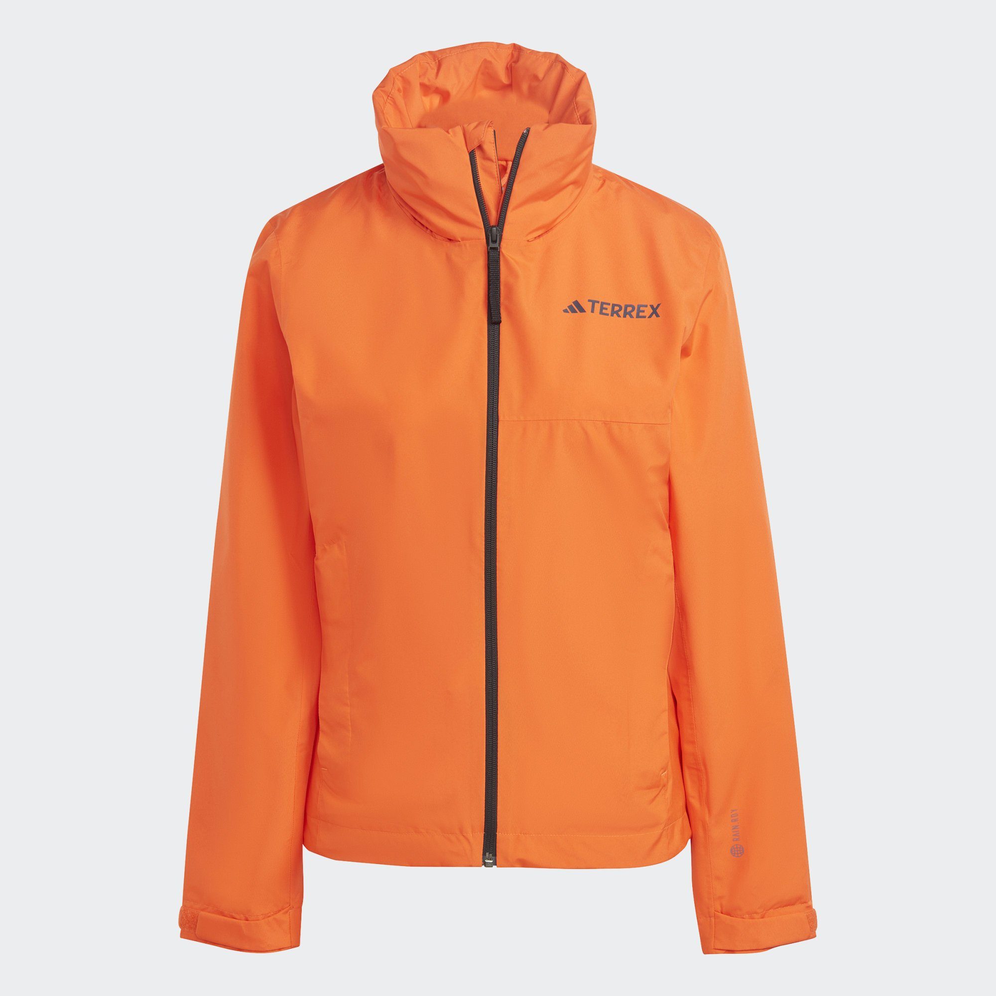 Outdoorjacke TERREX Impact MULTI REGENJACKE Semi RAIN.RDY TERREX 2-LAYER Orange adidas