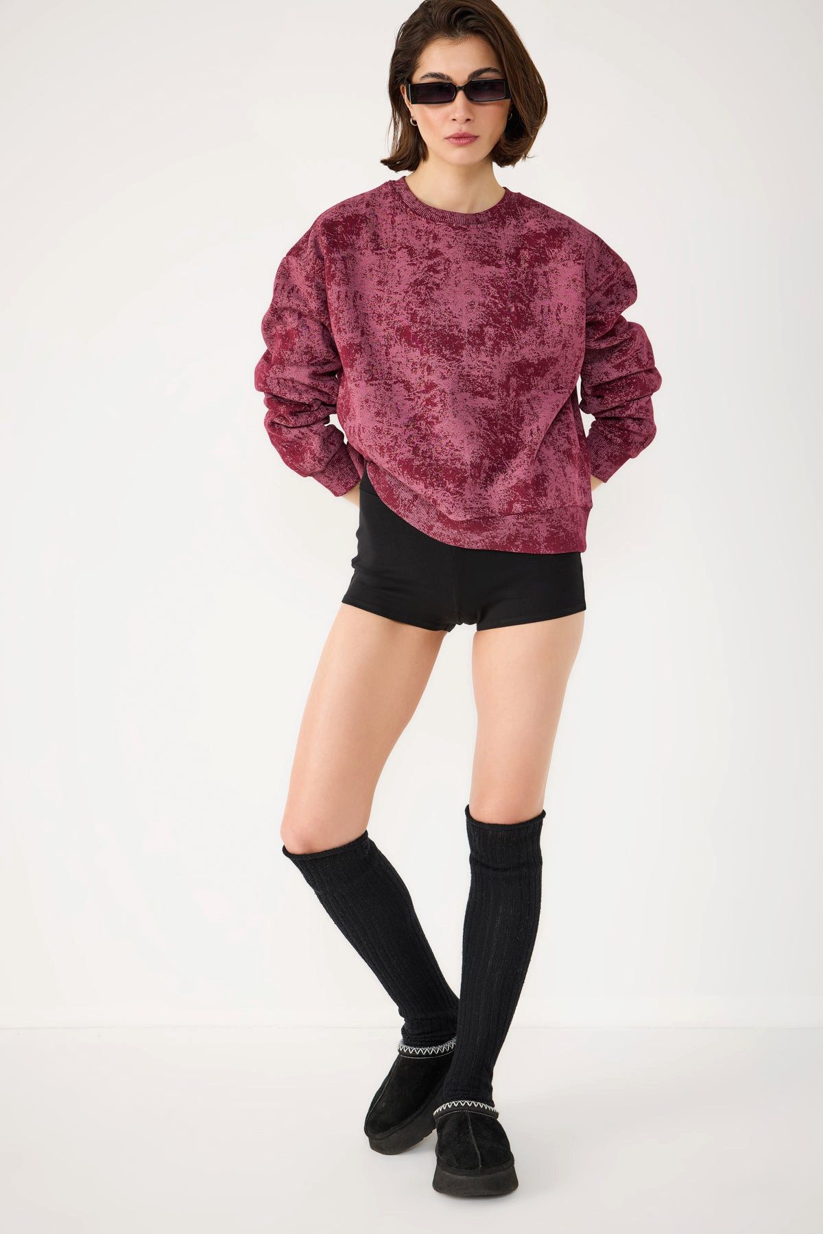 No Matter What Kapuzensweatshirt Sweatshirt mit Rundhalsausschnitt – Bild 4 von 4