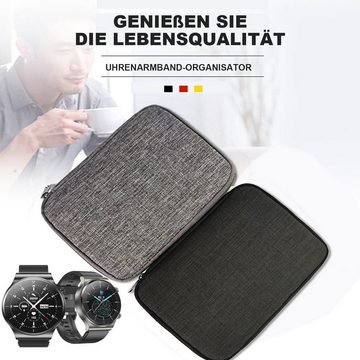 MAGICSHE Uhrenbox Aufbewahrungstasche für Uhrenarmband, Kompatibel mit allen Uhrenarmbändern und Zubehör