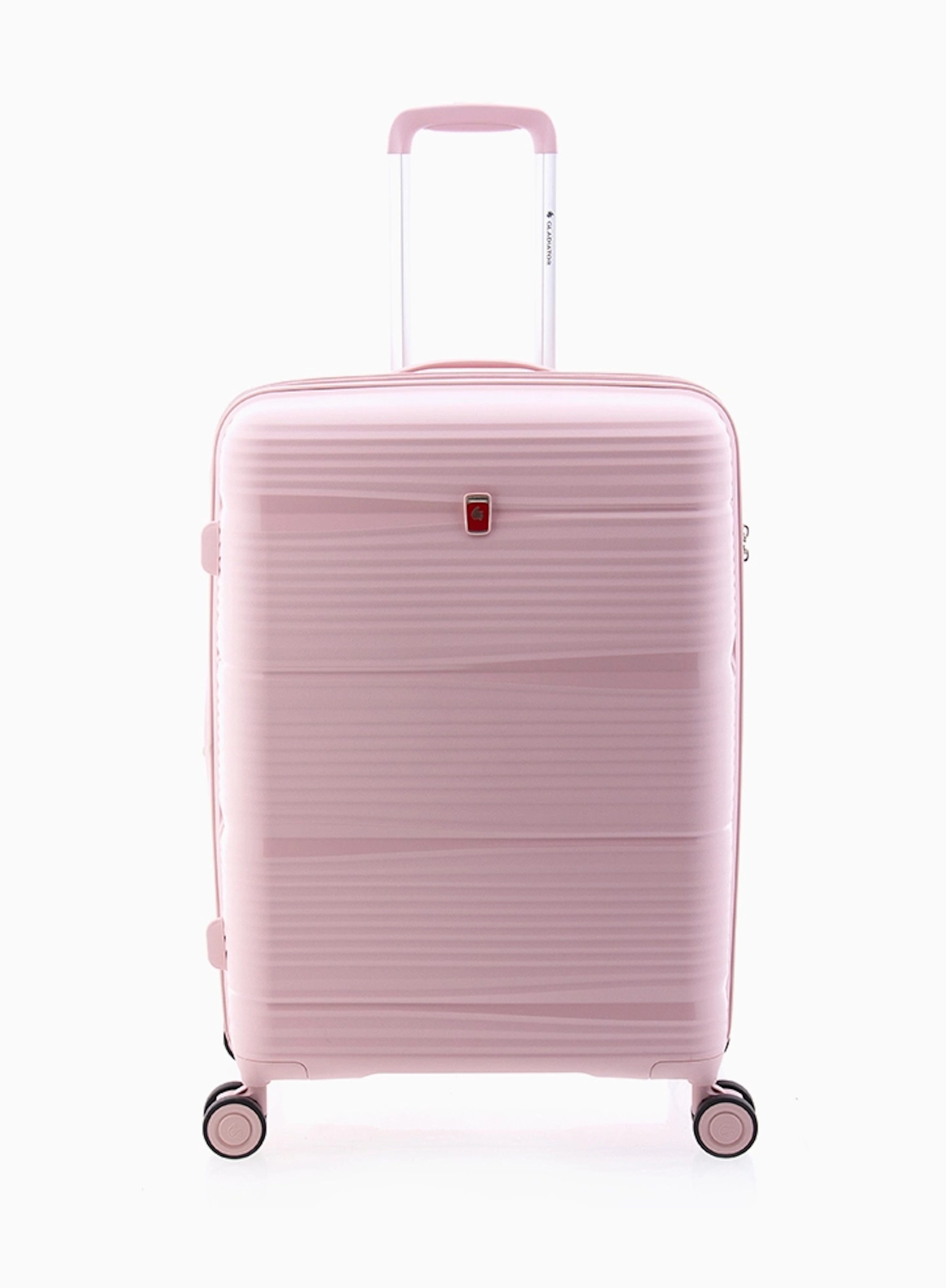 Hartschalen-Trolley Koffer M - 65 cm, 4 Rollen, TSA, Dehnfalte, div. Farben
