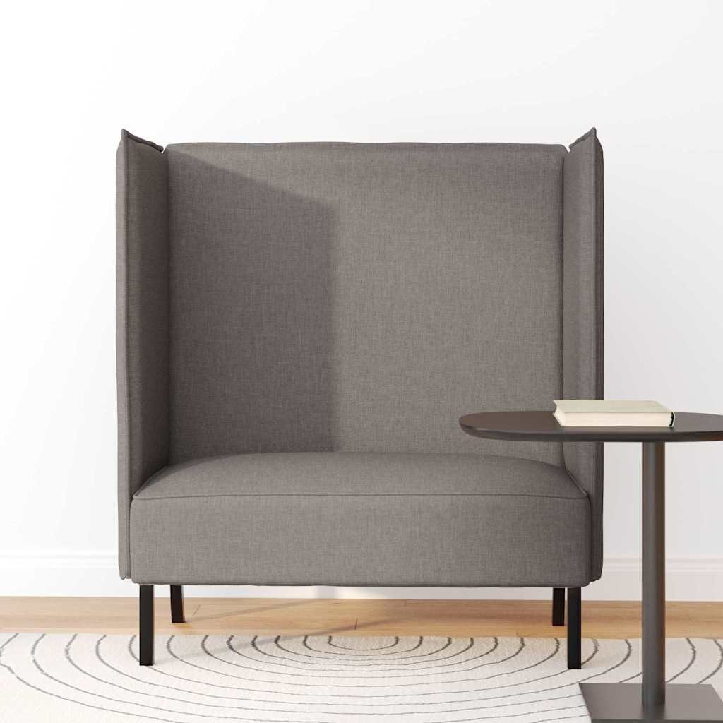 vidaXL Sofa Hoher Rücken Sofa Taupe günstig online kaufen