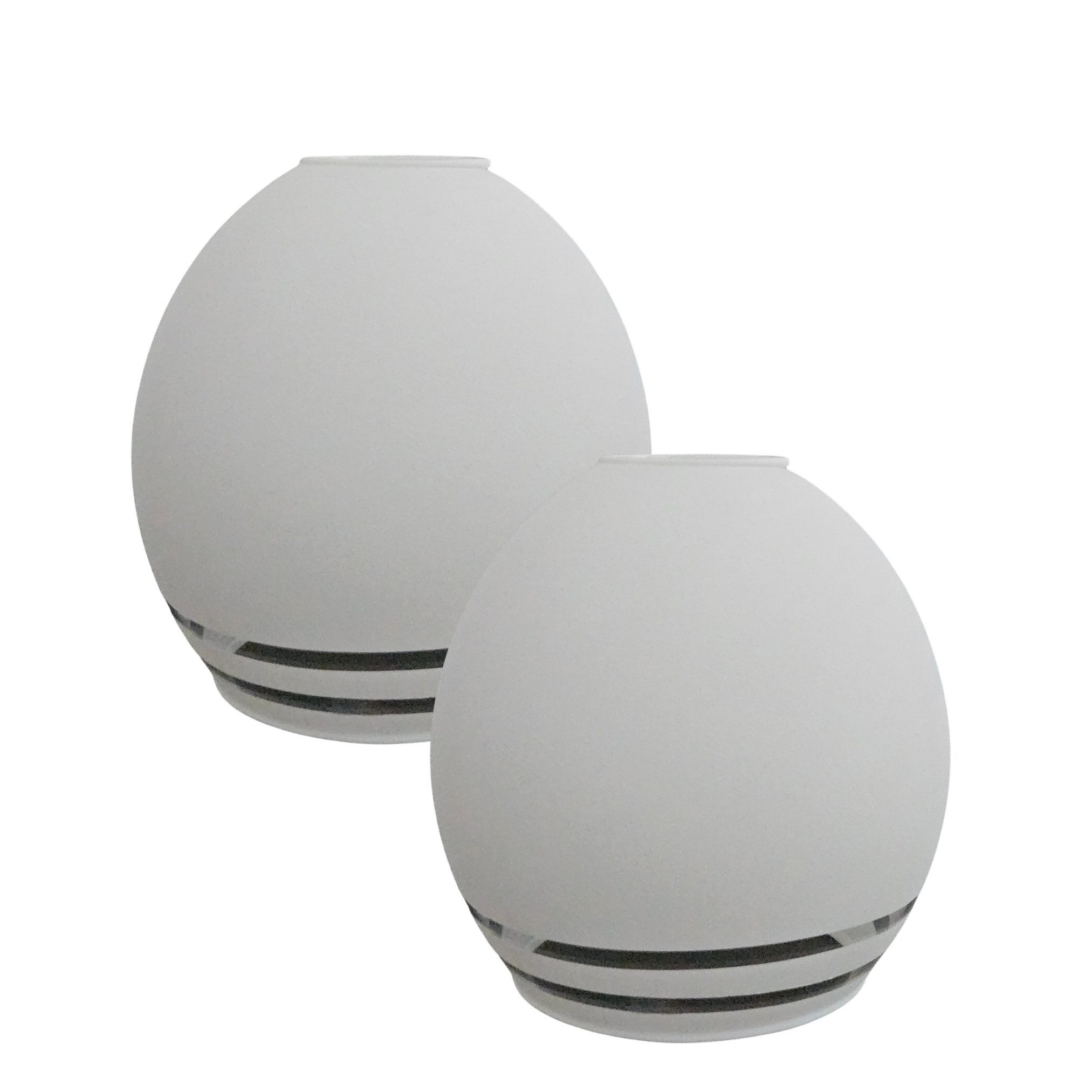 Lampenschirm E14 Lampenglas Glas zu Serie Trio 6056 weiß/klar Ersatzglas