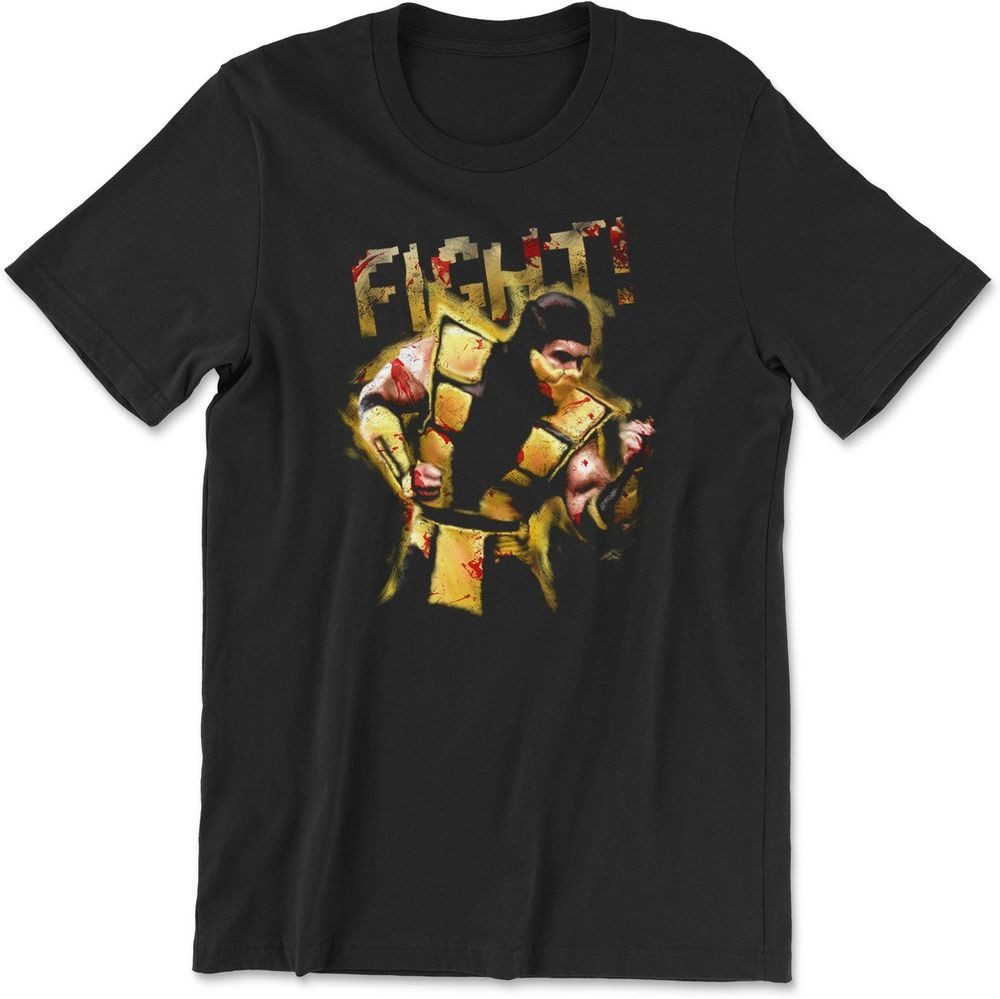 Mortal Kombat T-Shirt Scorpion Fight T-Shirt