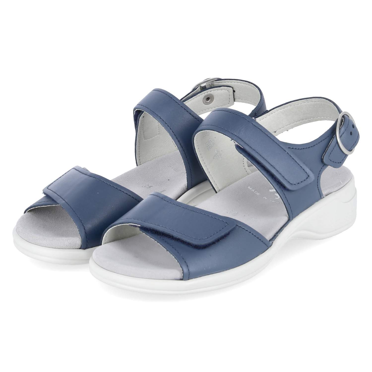 Semler H1285012/076 SP Damen Glattleder blue Sandalette