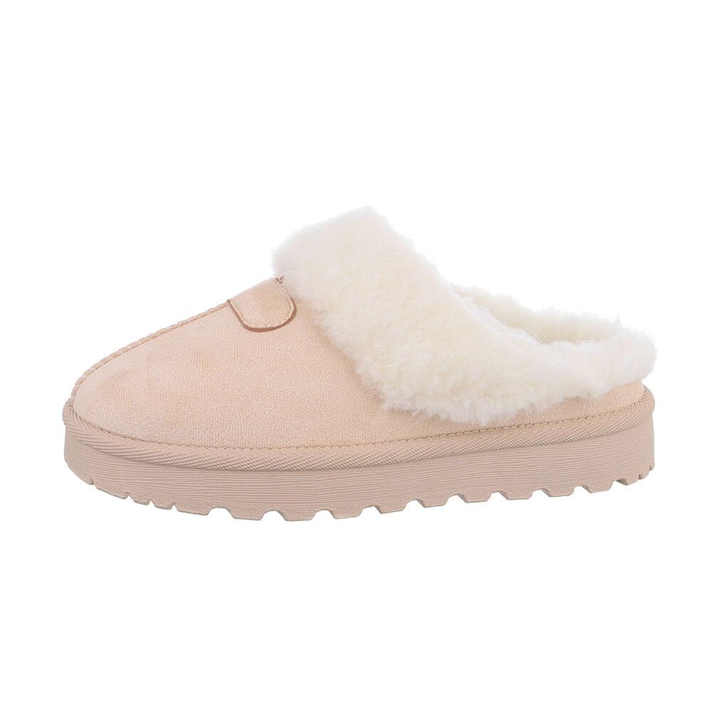 Ital-Design Damen Hausschuhe Freizeit Snowboots (84556797) günstig online kaufen