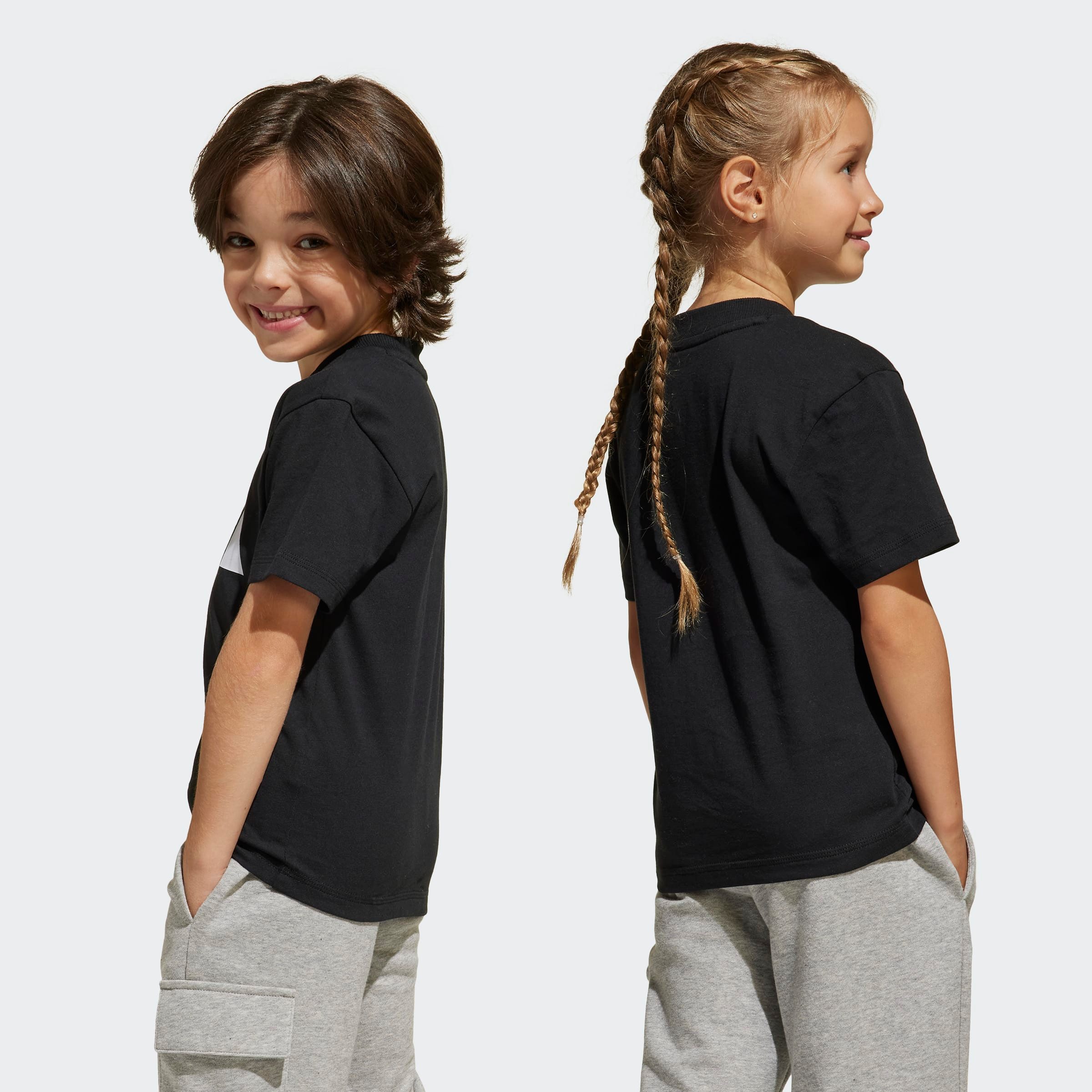 adidas Sportswear T-Shirt LK BL TEE 160 sportlicher Stil, Kurzarm, aus Baumwolle