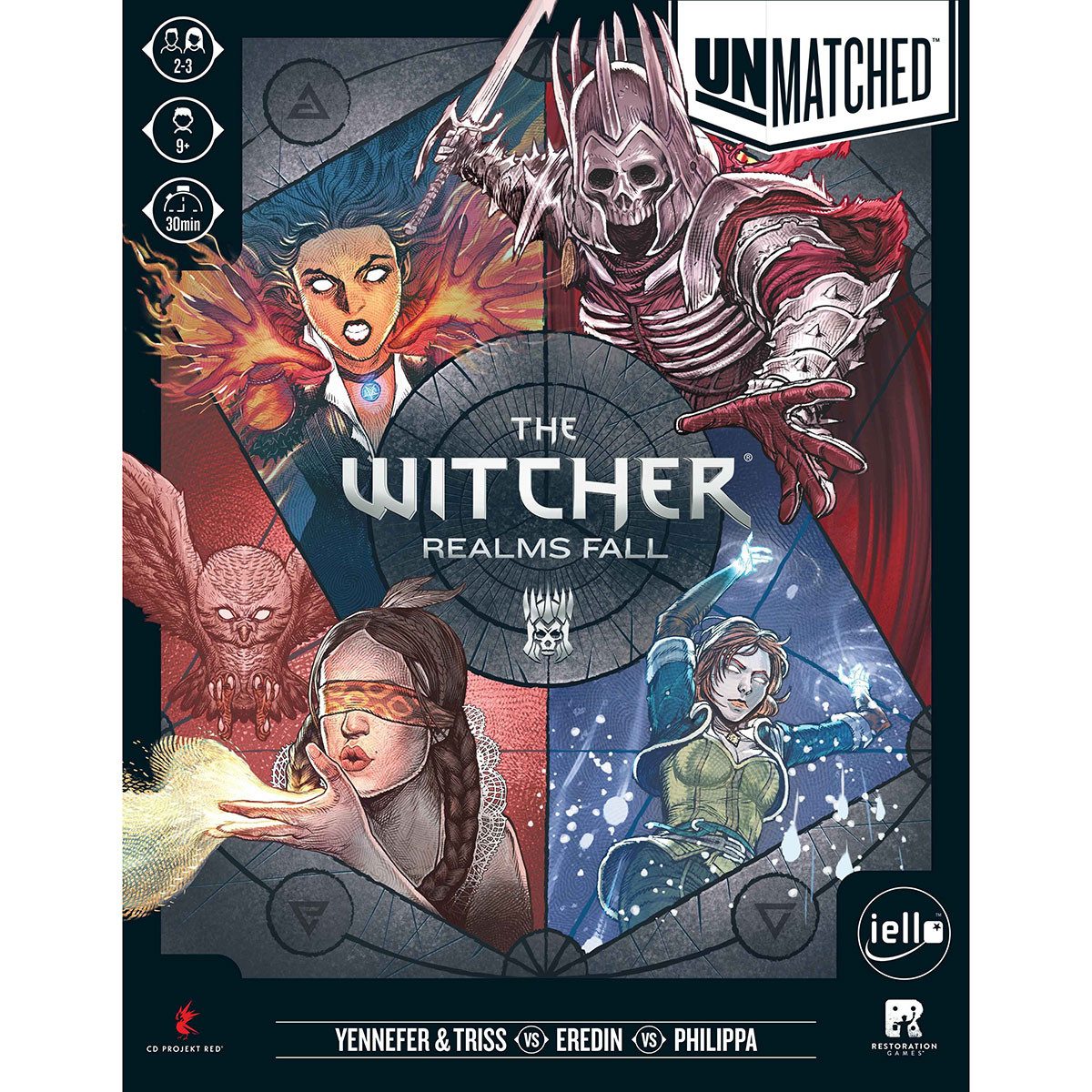 Restoration Games Spiel Unmatched: The Witcher - Realms Fall (EN) - Fantasy Game