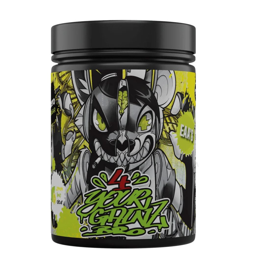 BPS-Pharma BPS Pharma® 4 YOUR GAINZ BRO EAAs 500g Aminosäuren BCAA Pulver, 1 er Packung à 500 g, zuckerfrei, vegan