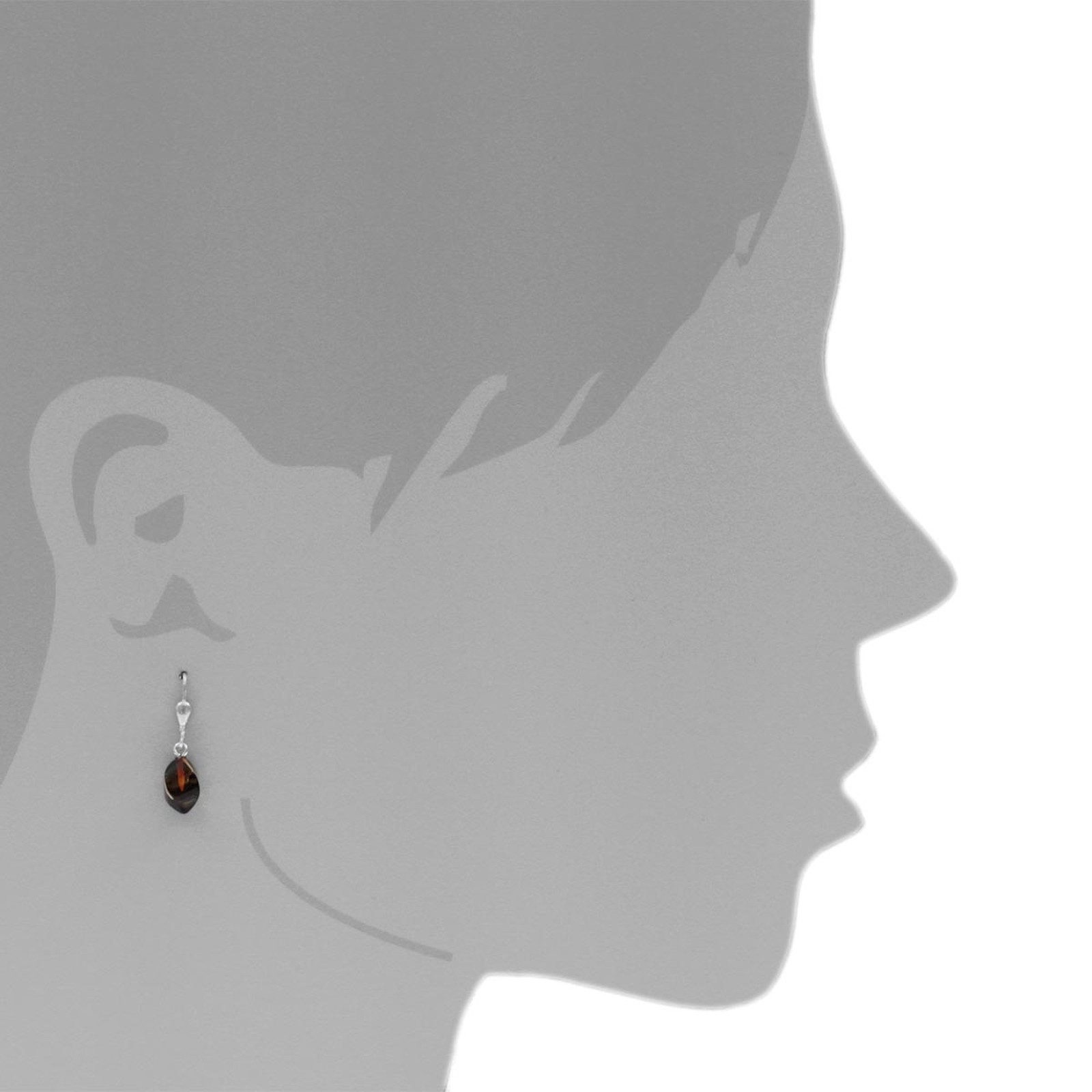 OSTSEE-SCHMUCK Paar Ohrhänger Ostsee-Schmuck Ohrhänger Klassisch 14x6 mm (2 günstig online kaufen